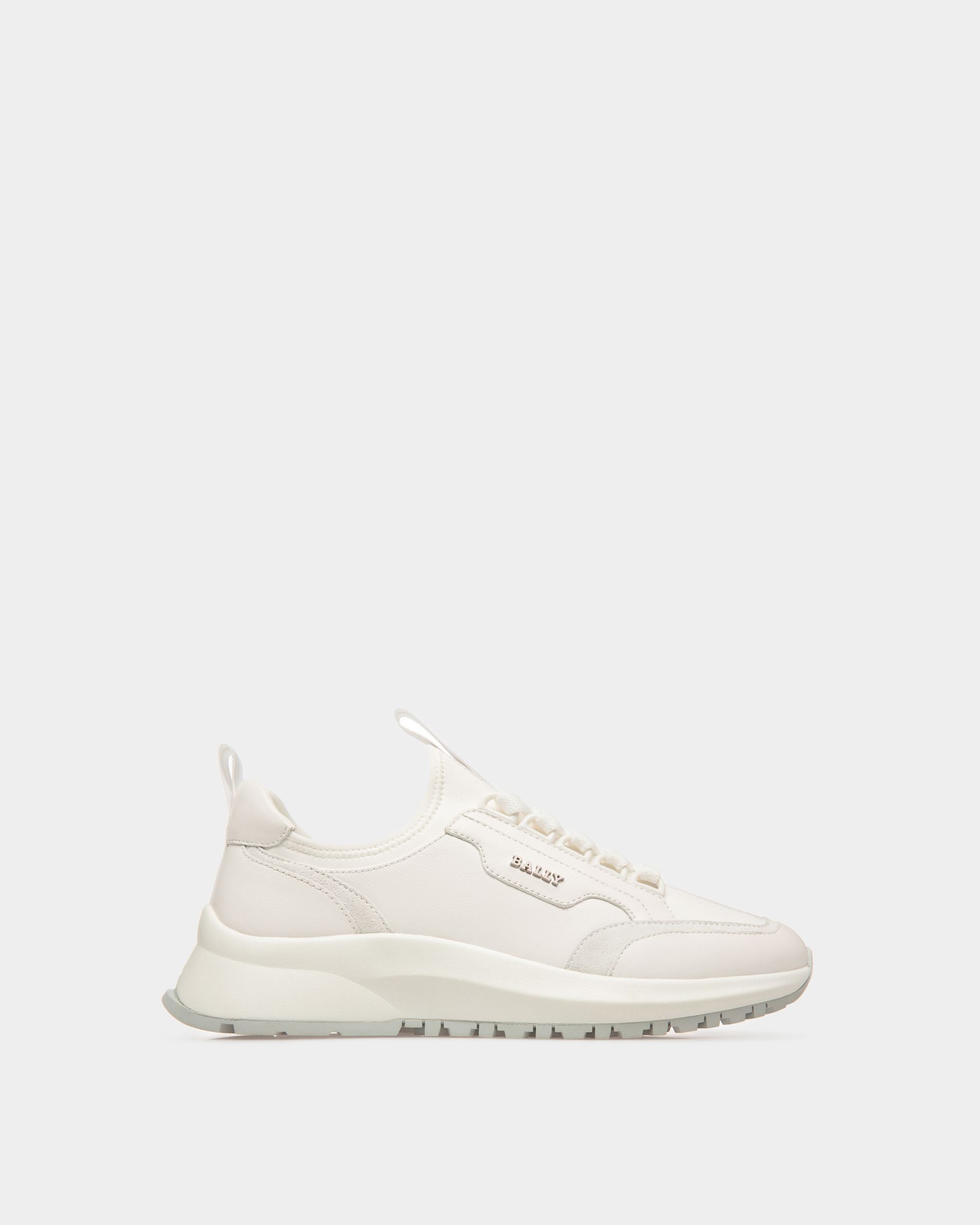 Deven Leather Sneakers In White - Women's - Bally - 01
