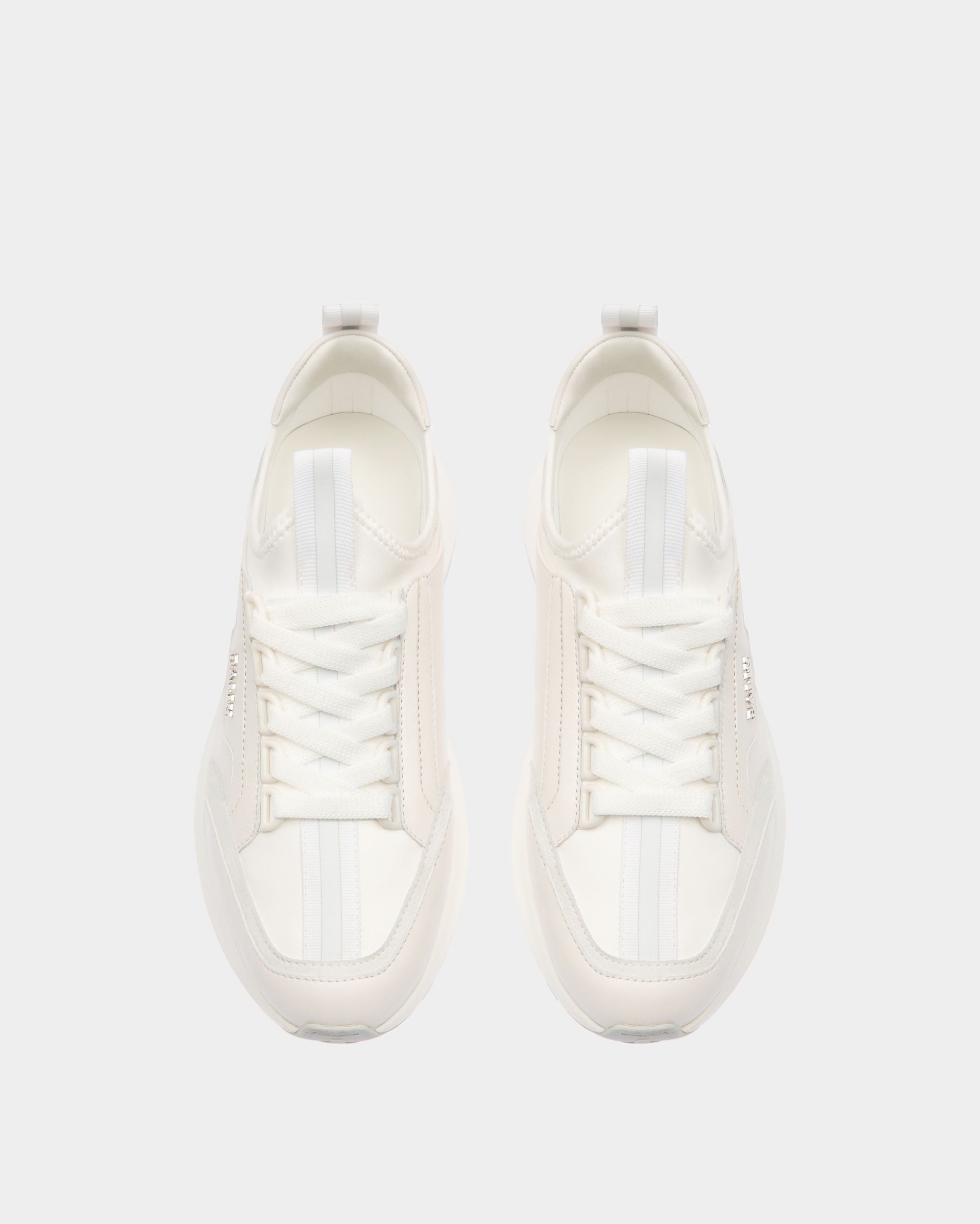 Deven Leather Sneakers In White - Women's - Bally - 03