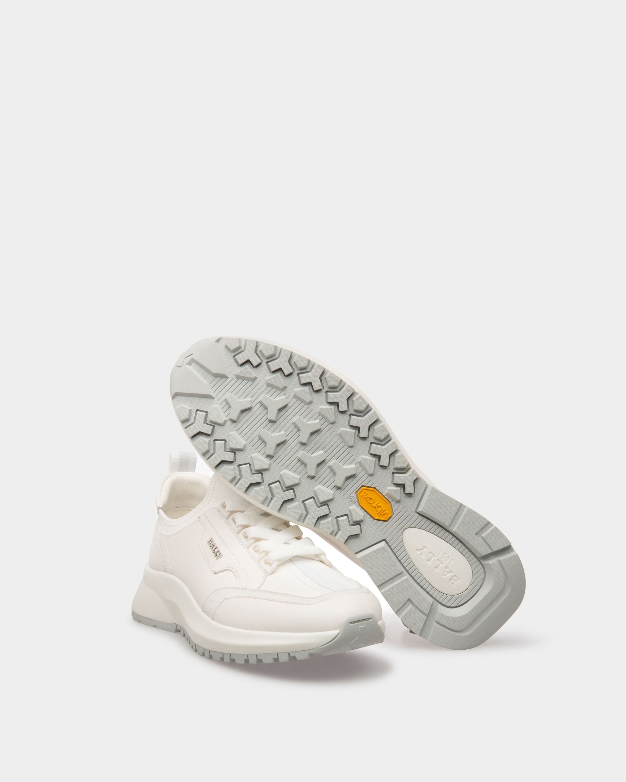 Deven Leather Sneakers In White - Women's - Bally - 05