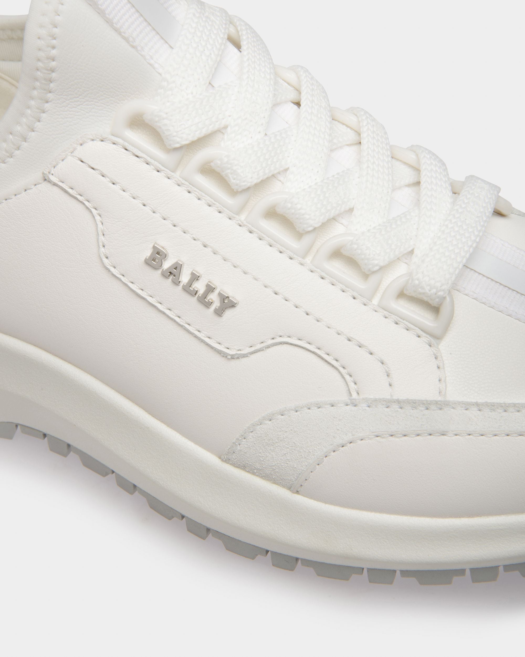 Deven Leather Sneakers In White - Women's - Bally - 06
