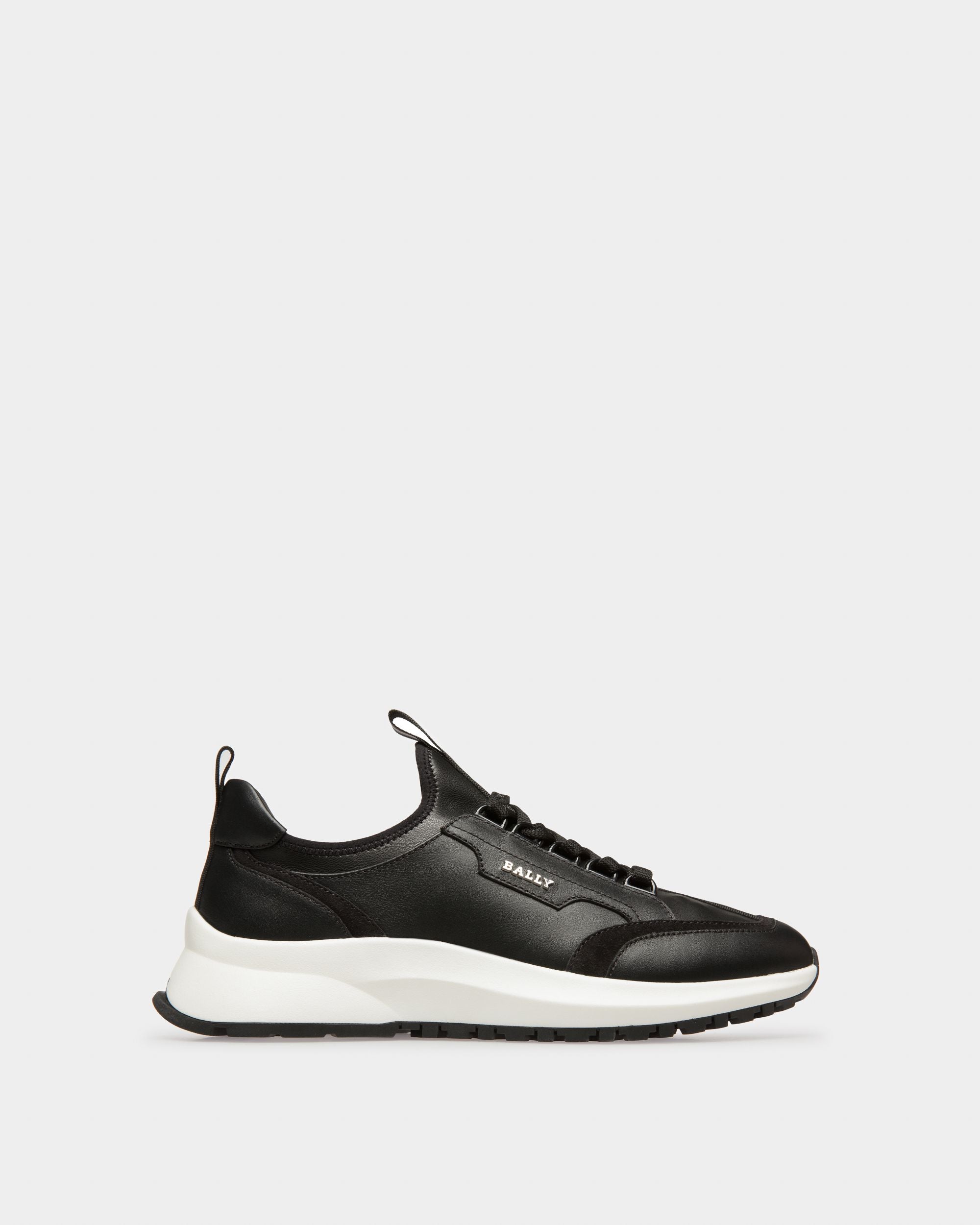 Deven Leather Sneakers In Black - Women's - Bally - 01