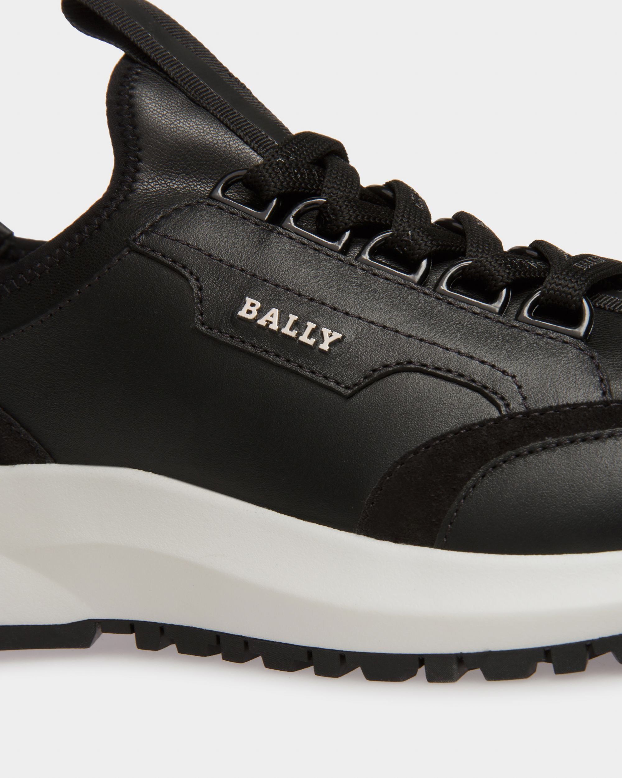 Deven Leather Sneakers In Black - Women's - Bally - 06