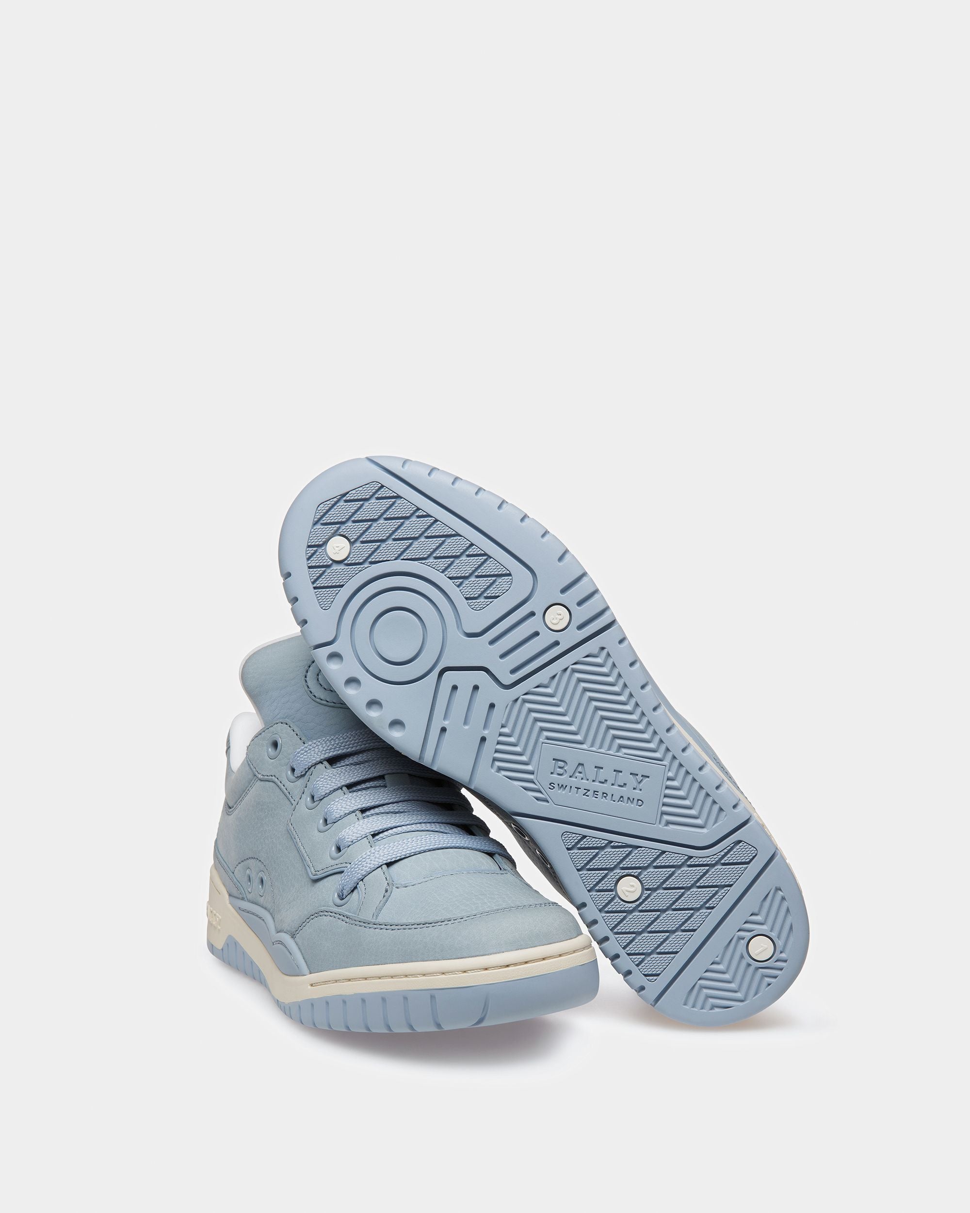 Kiro Leather Sneakers In Light Blue - Women's - Bally - 05