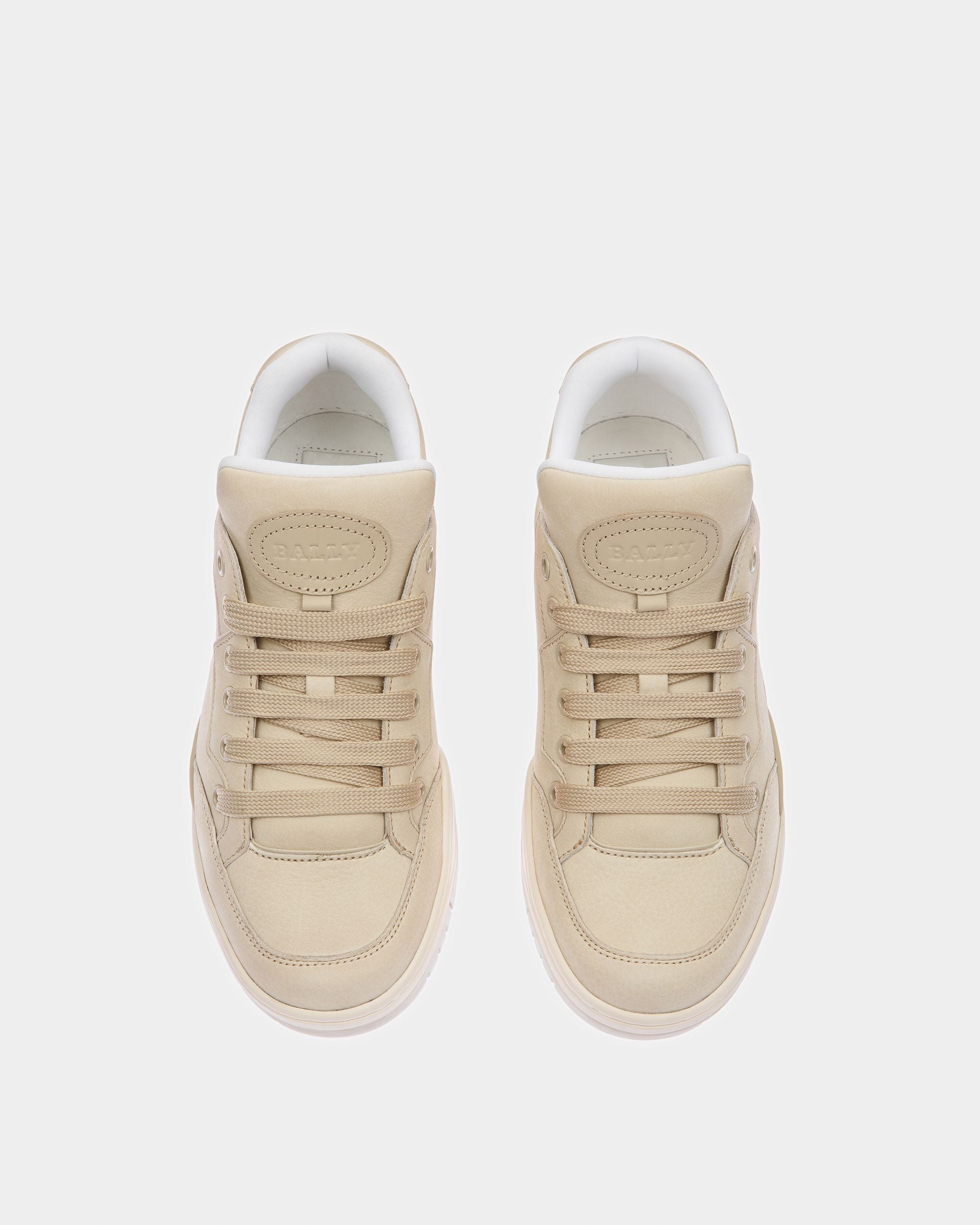 Kiro Leather Sneakers In Beige - Women's - Bally - 02