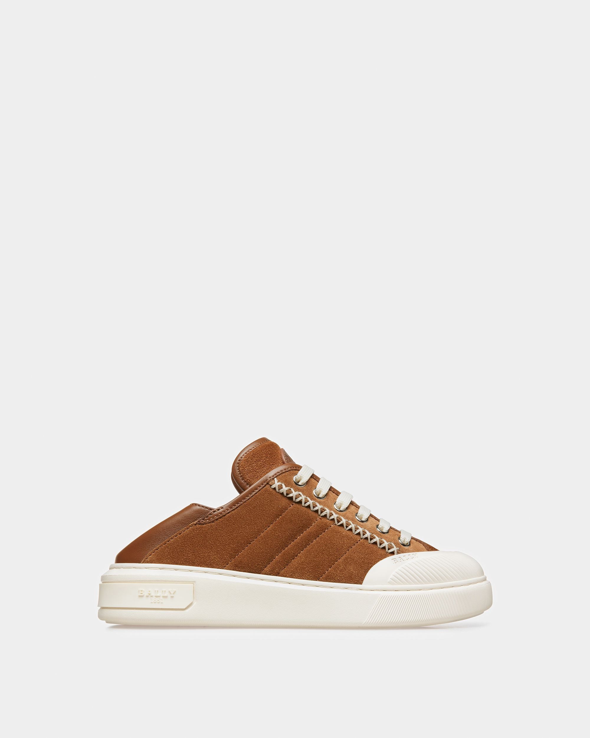 Marily Suede Sneakers In Brown - Women's - Bally - 08
