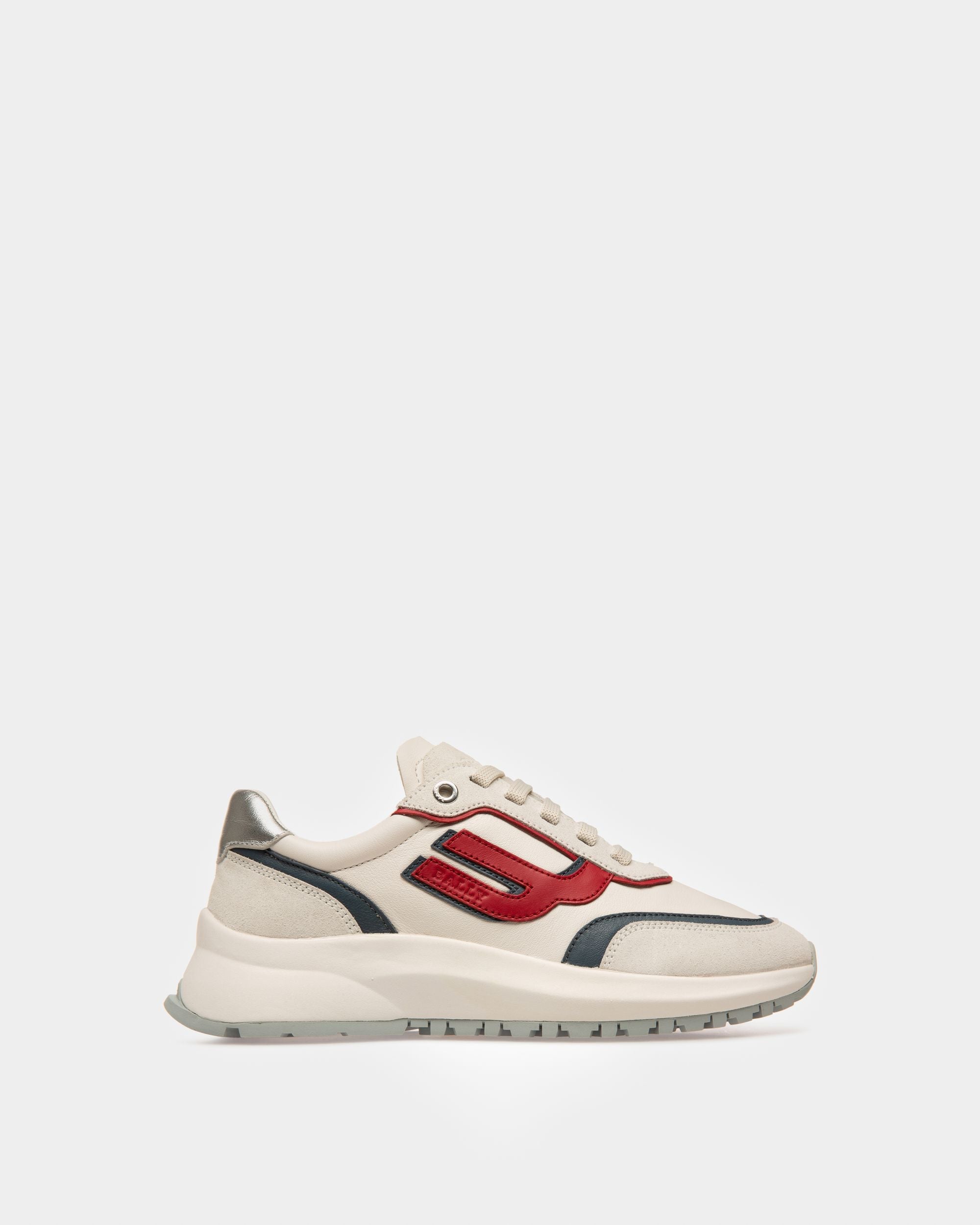 Demmy Leather Sneakers In White - Women's - Bally - 01