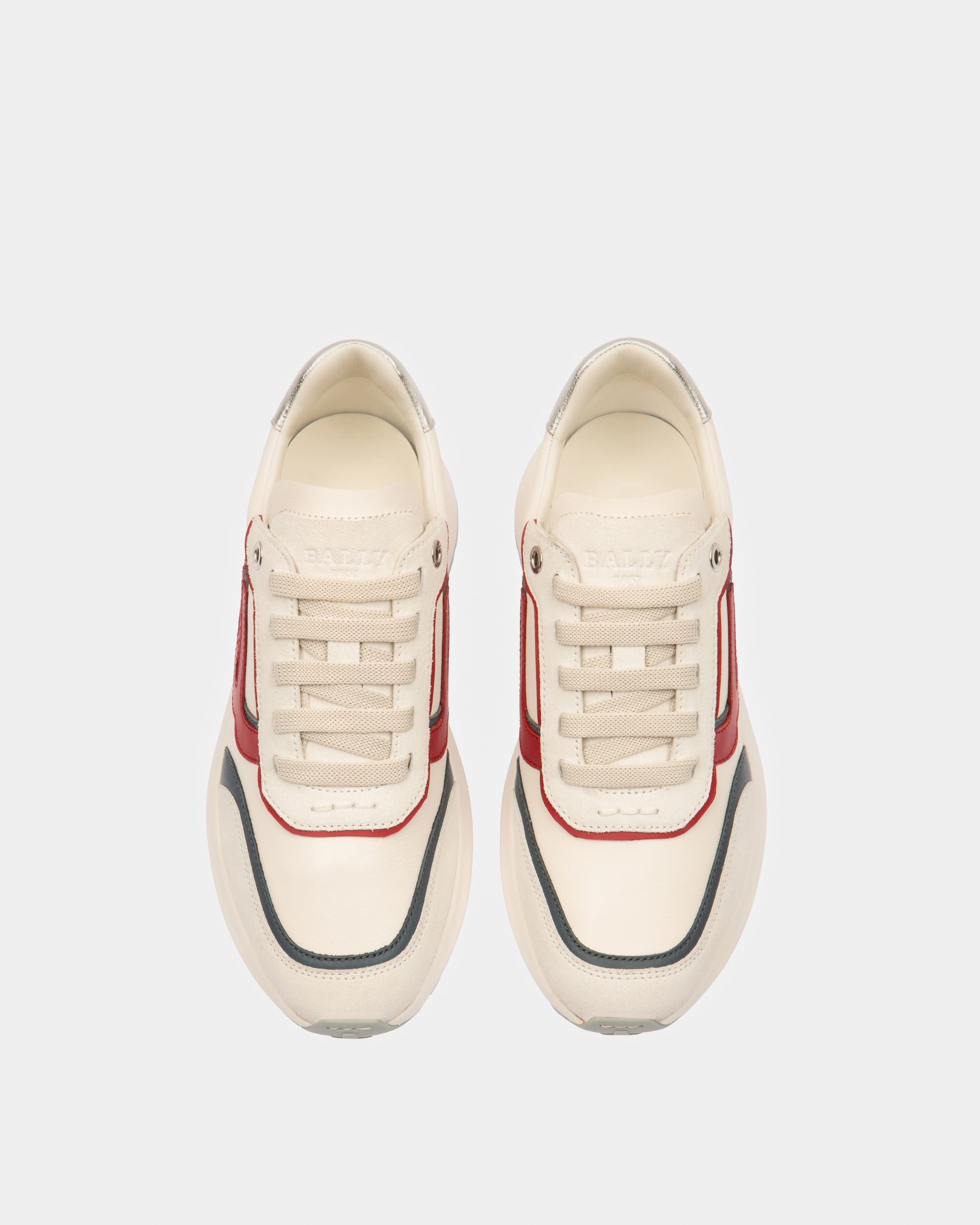 Demmy Leather Sneakers In White - Women's - Bally - 02