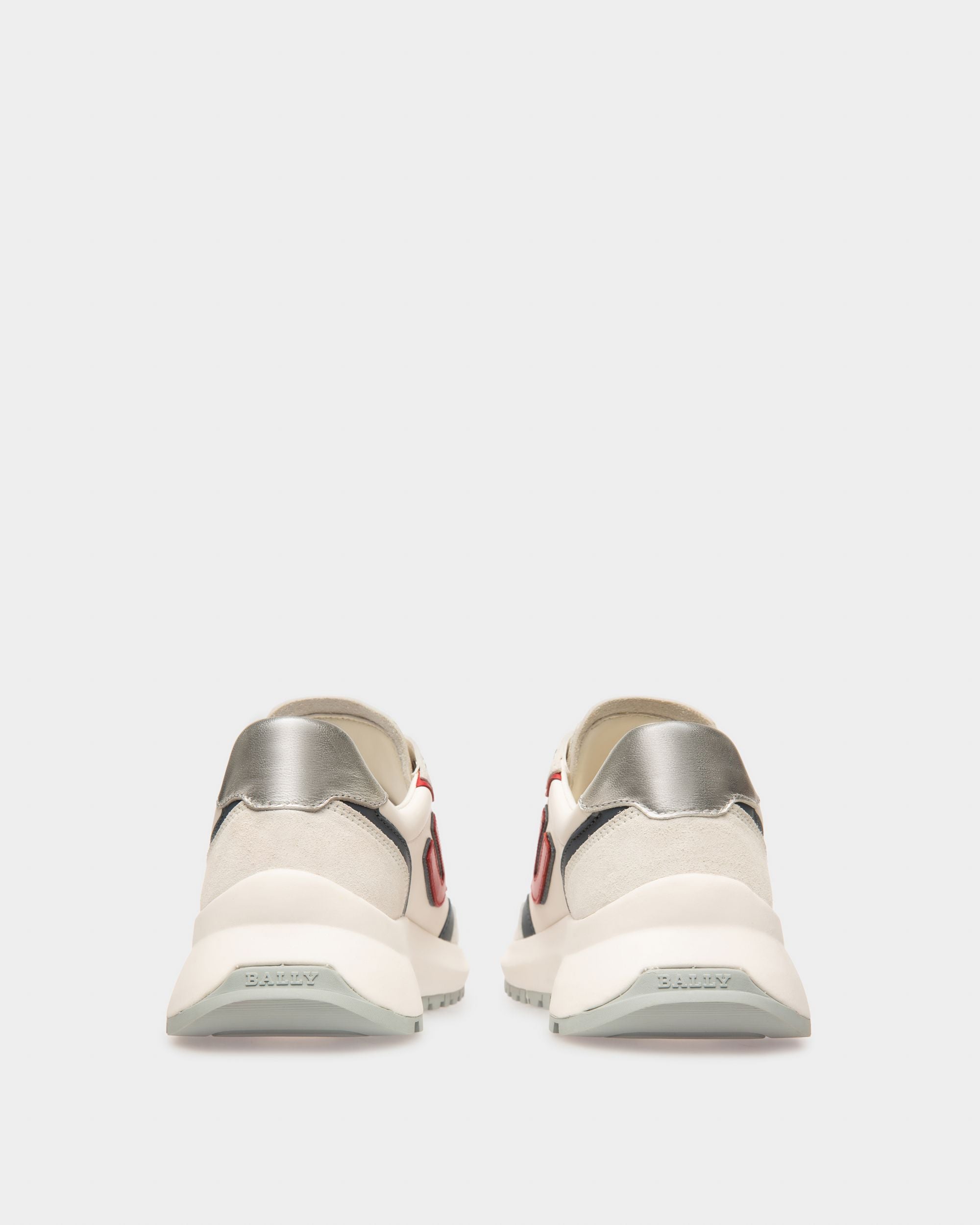 Demmy Leather Sneakers In White - Women's - Bally - 04