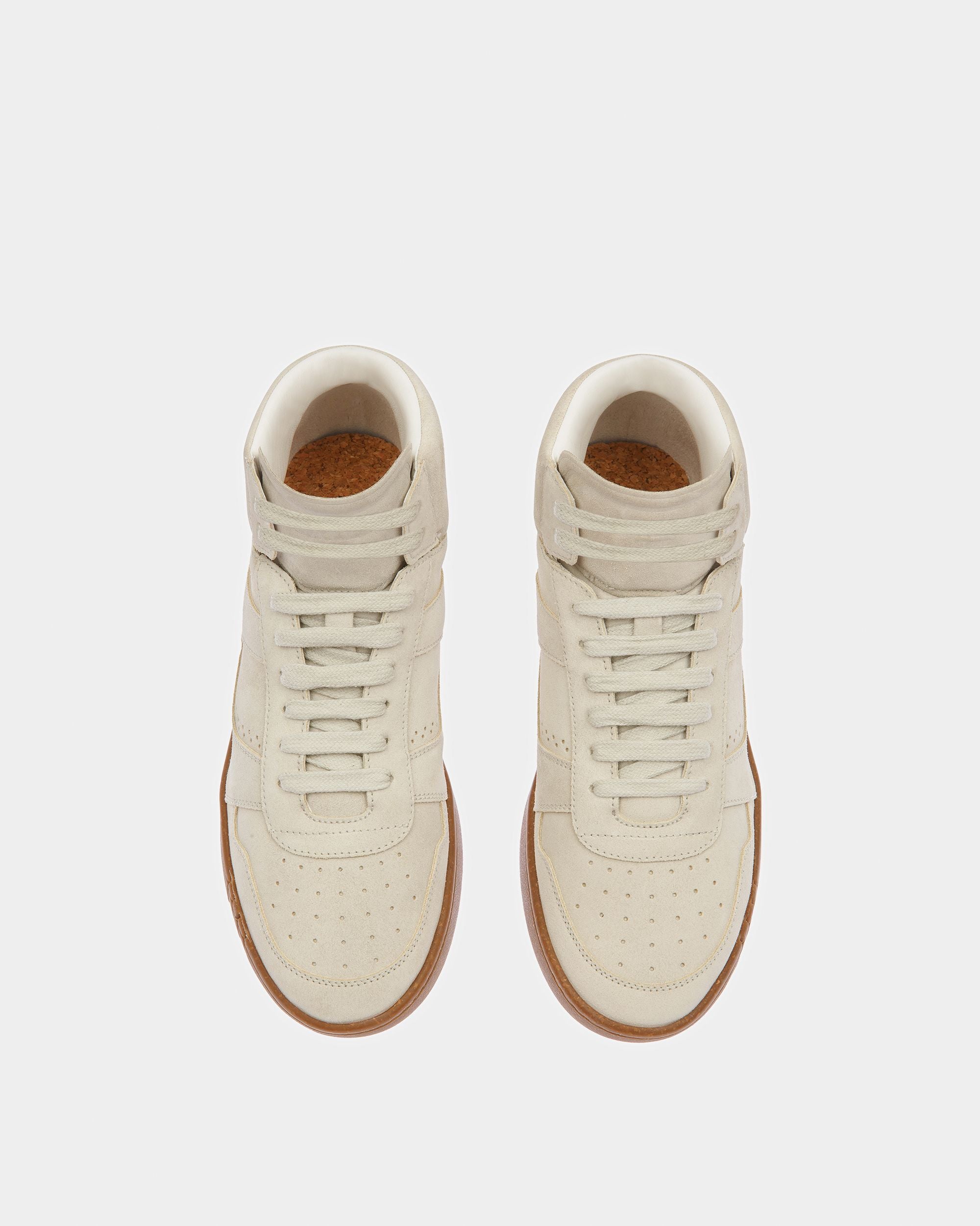 Wiggles Leather Sneakers In Dusty White - Women's - Bally - 02