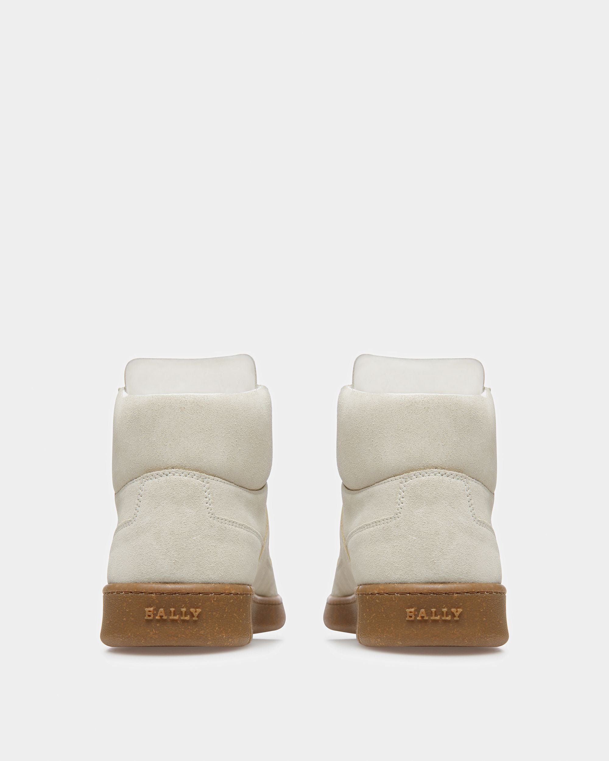 Wiggles Leather Sneakers In Dusty White - Women's - Bally - 04