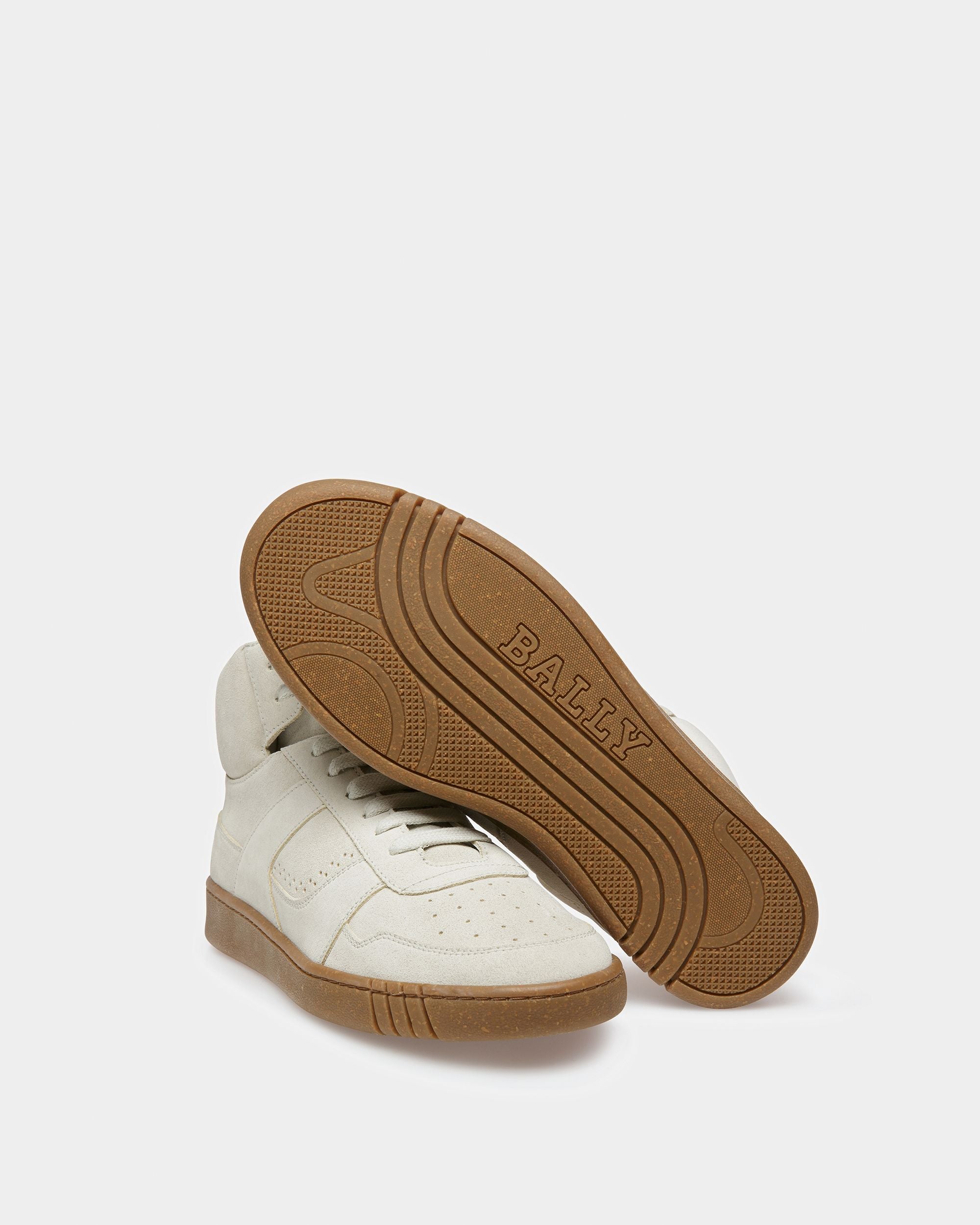 Wiggles Leather Sneakers In Dusty White - Women's - Bally - 05