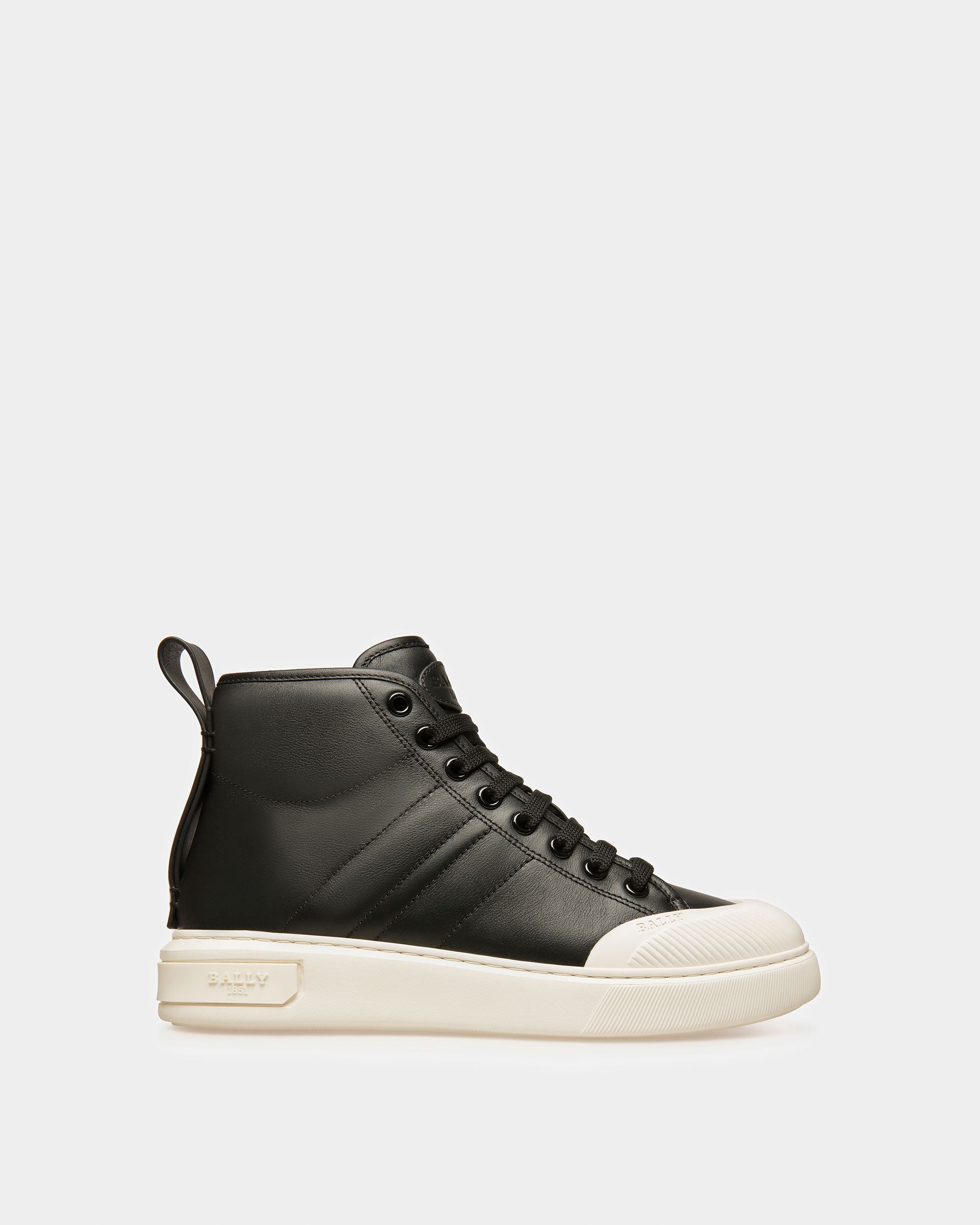 Maren Leather Sneakers In Black - Women's - Bally - 01