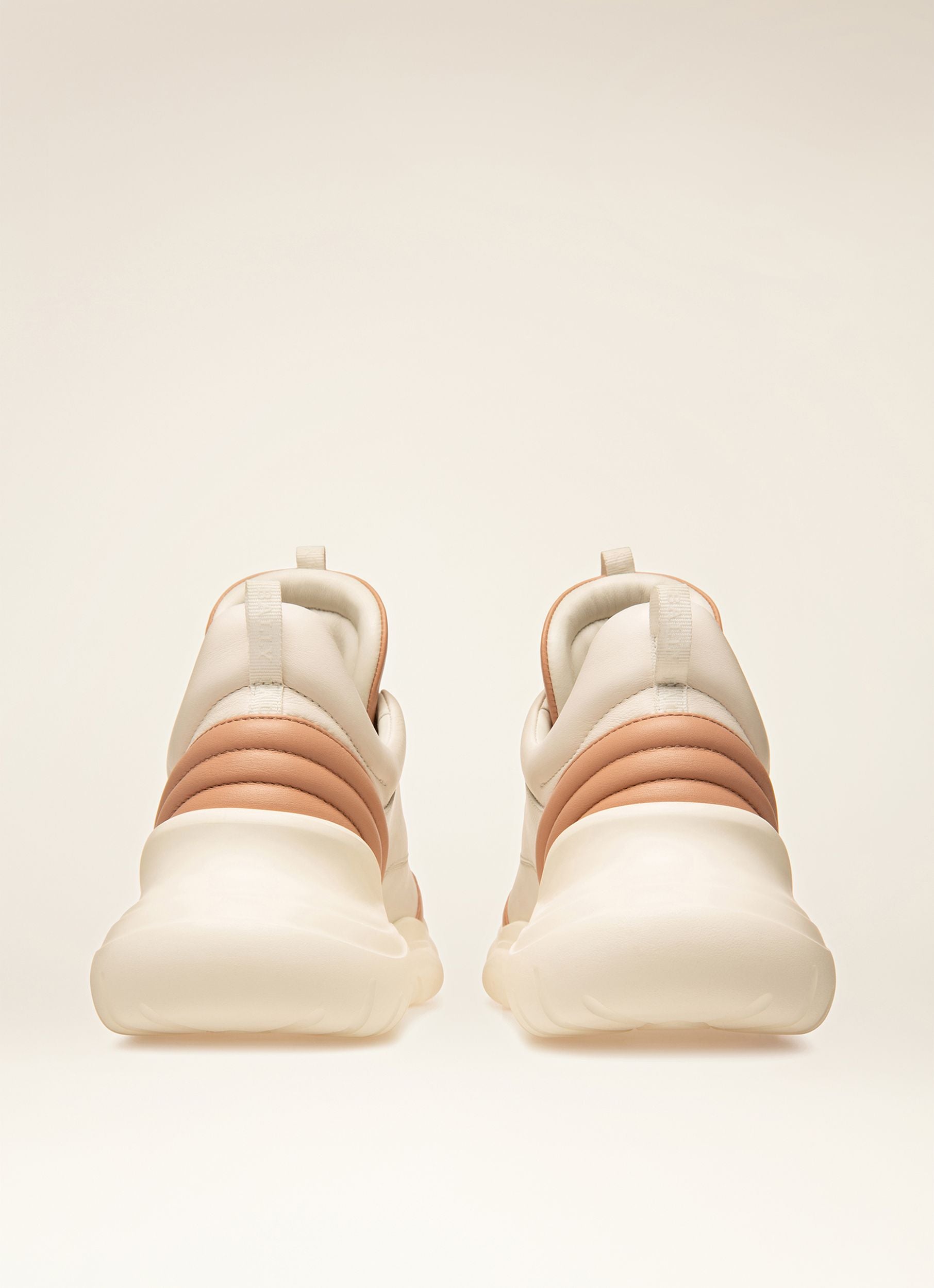 Claires Leather Sneakers In Pink & White - Women's - Bally - 03