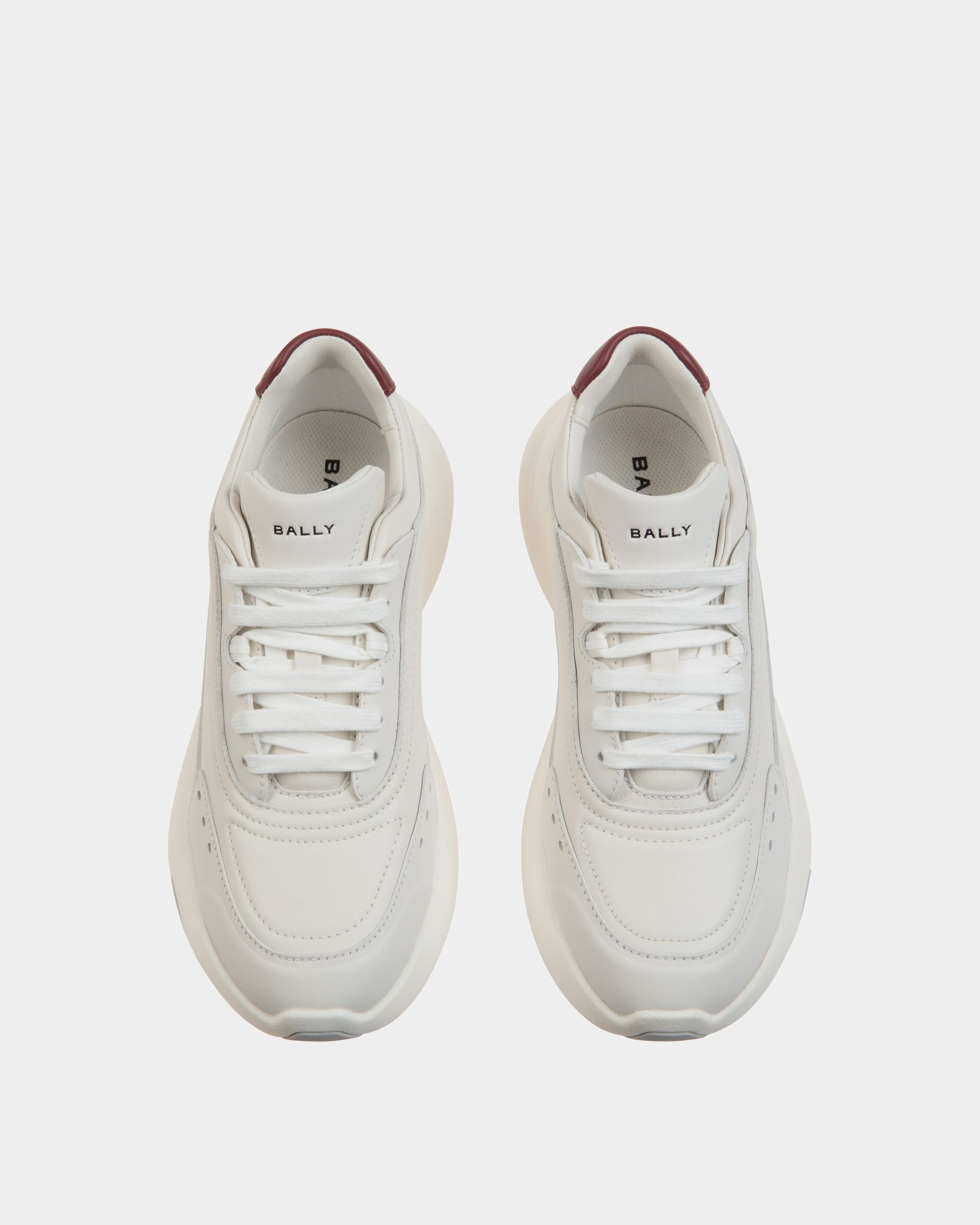Dune Sneaker in White Leather - Women's - Bally - 05