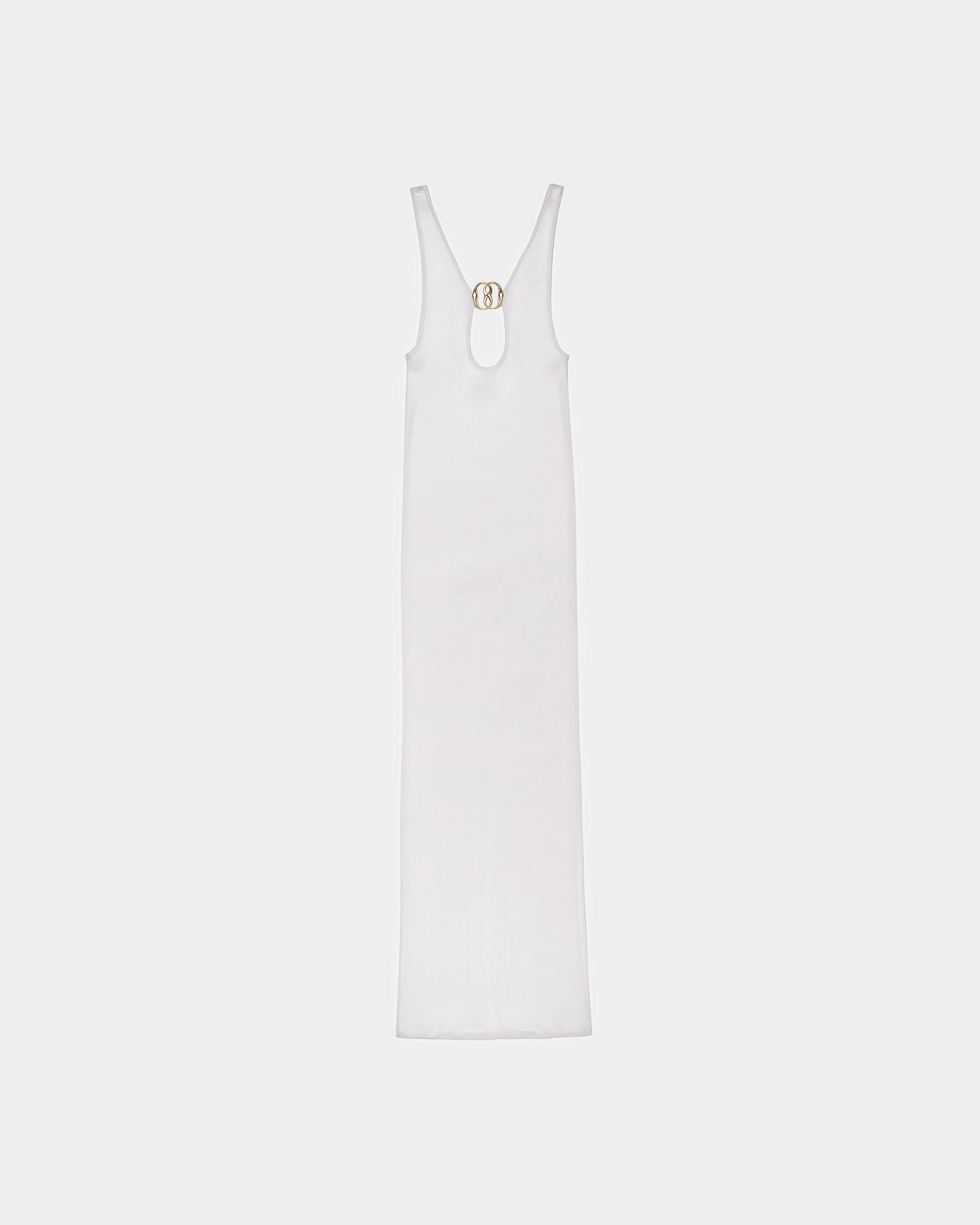 Cut Out Knit Dress In White - Women's - Bally - 06