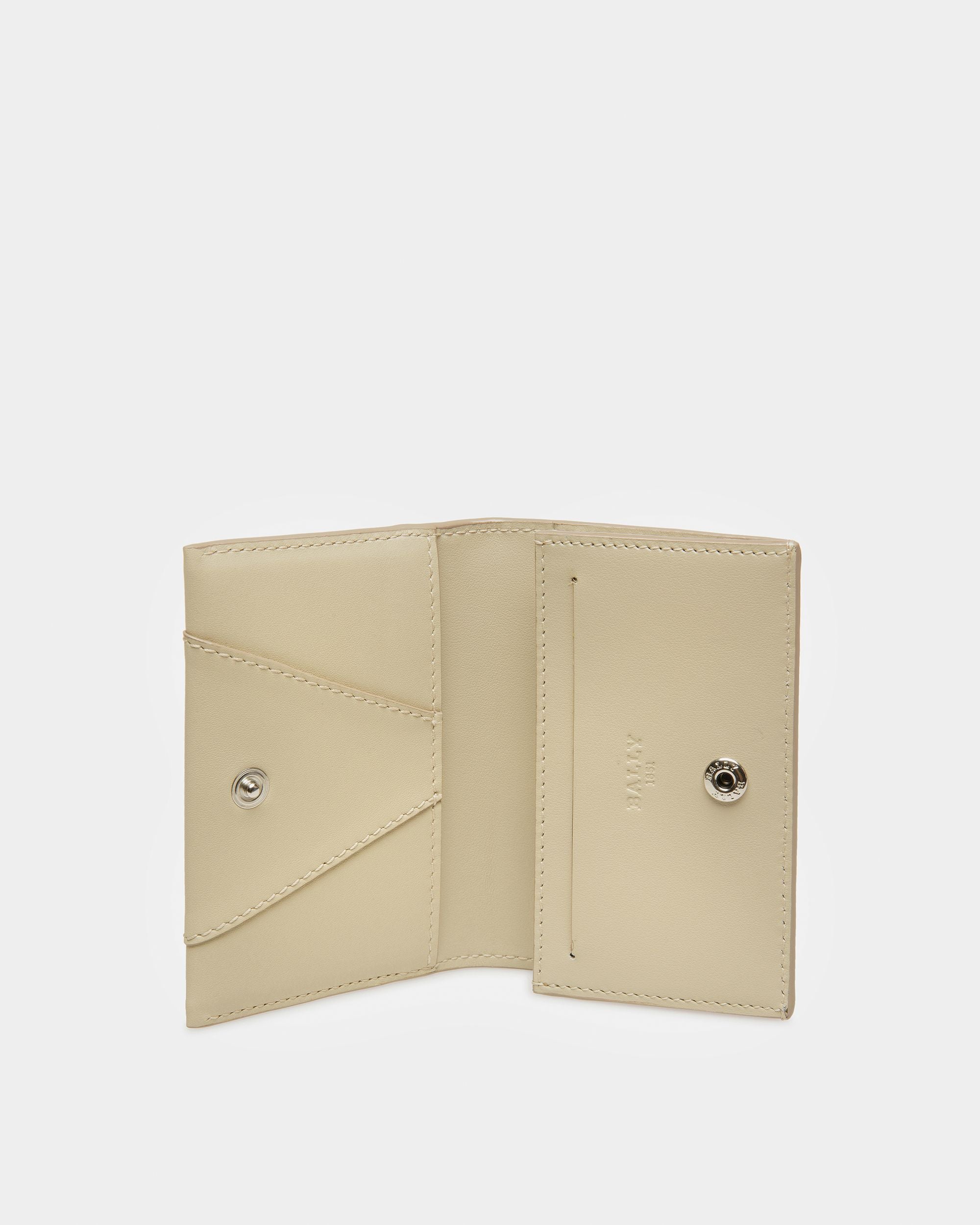 Annye Leather Card Holder In Fossil - Women's - Bally - 03