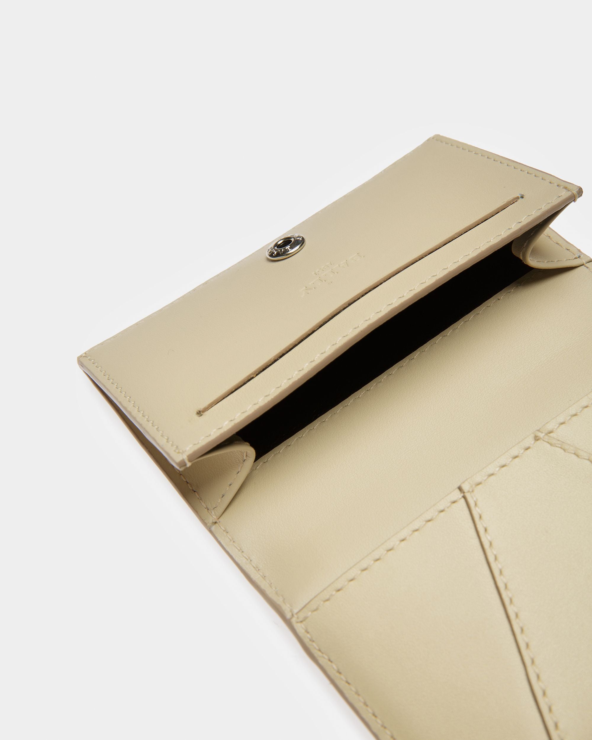 Annye Leather Card Holder In Fossil - Women's - Bally - 04