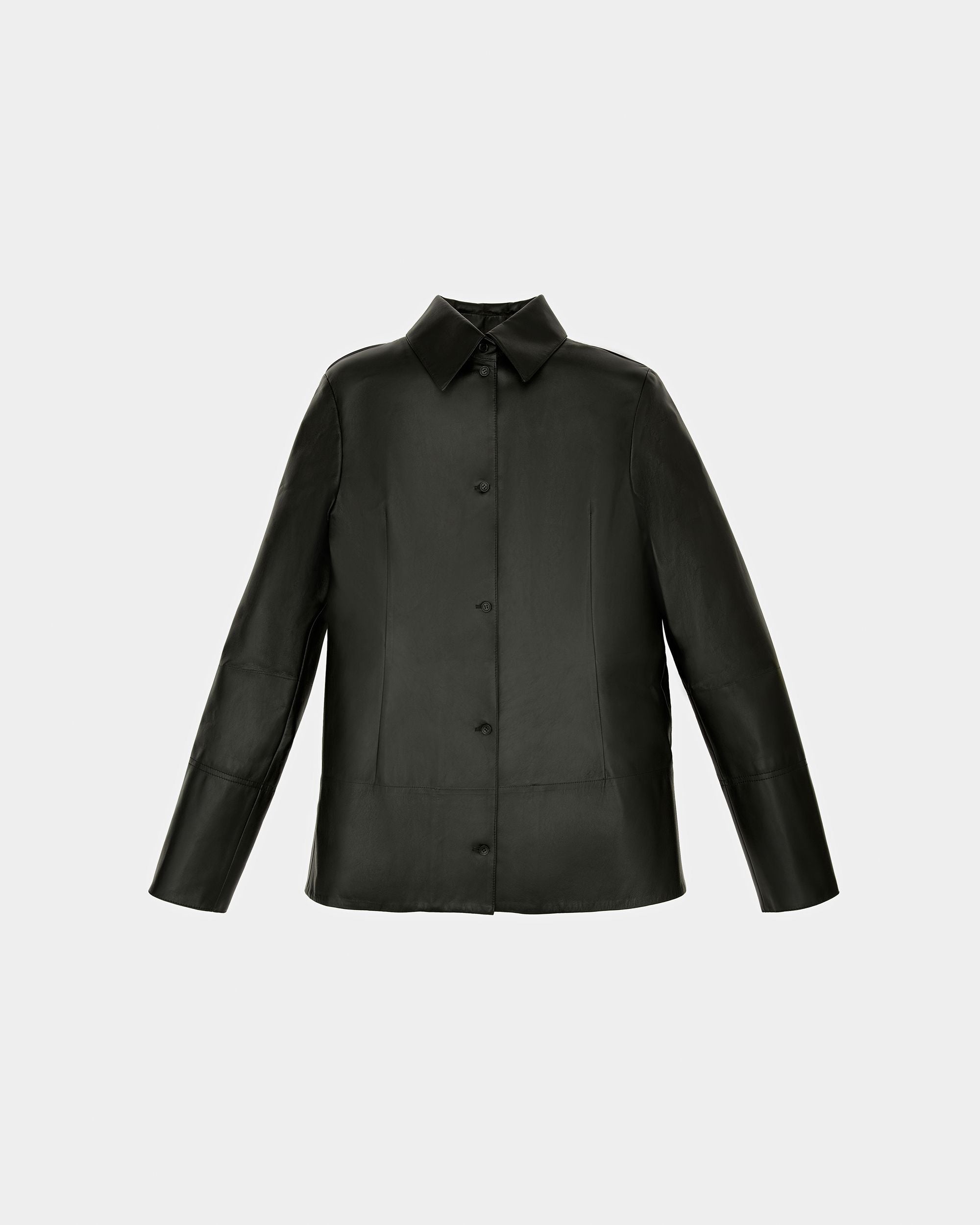 Leather Shirt - Women's - Bally - 01