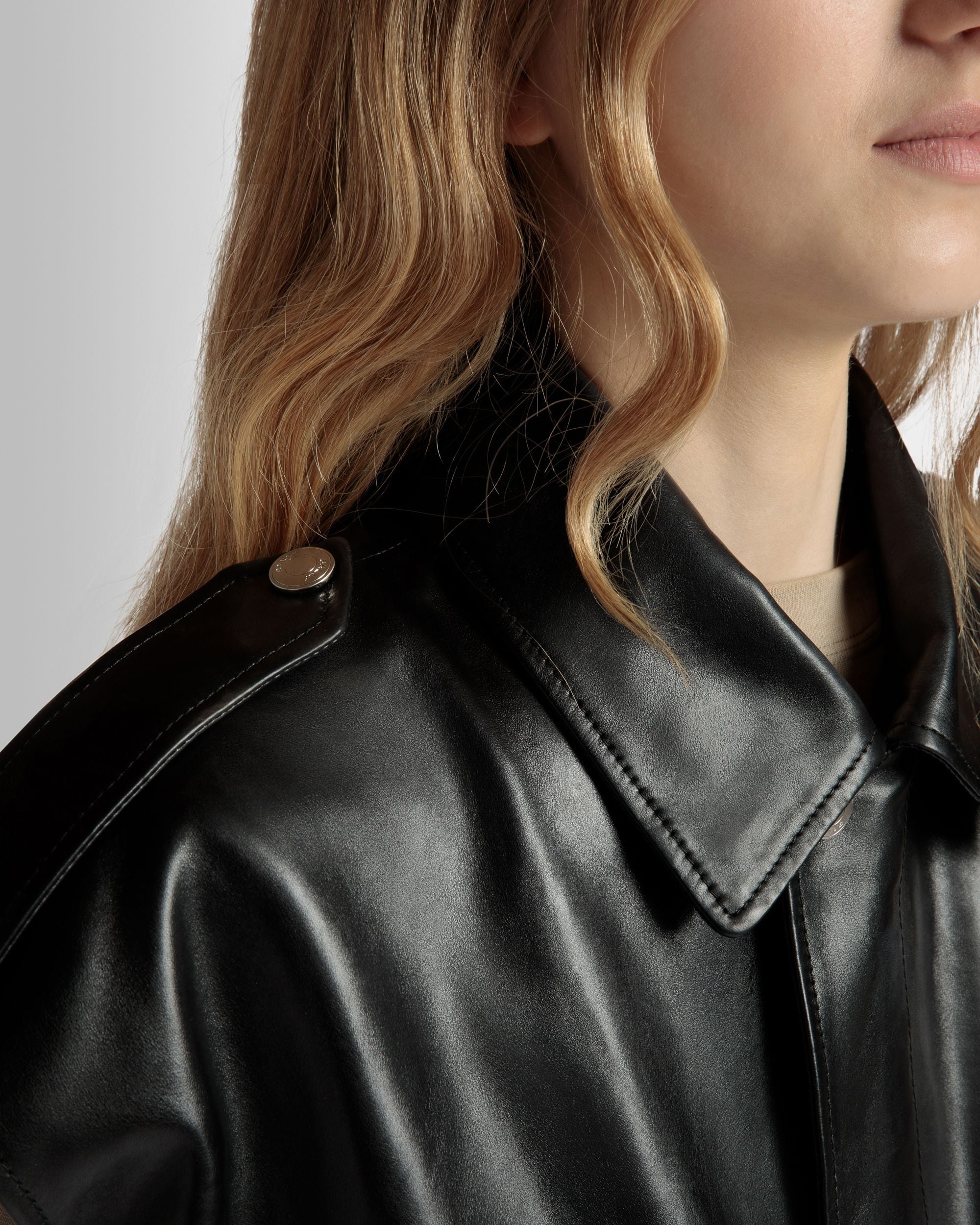 Bally leather jacket womens on sale