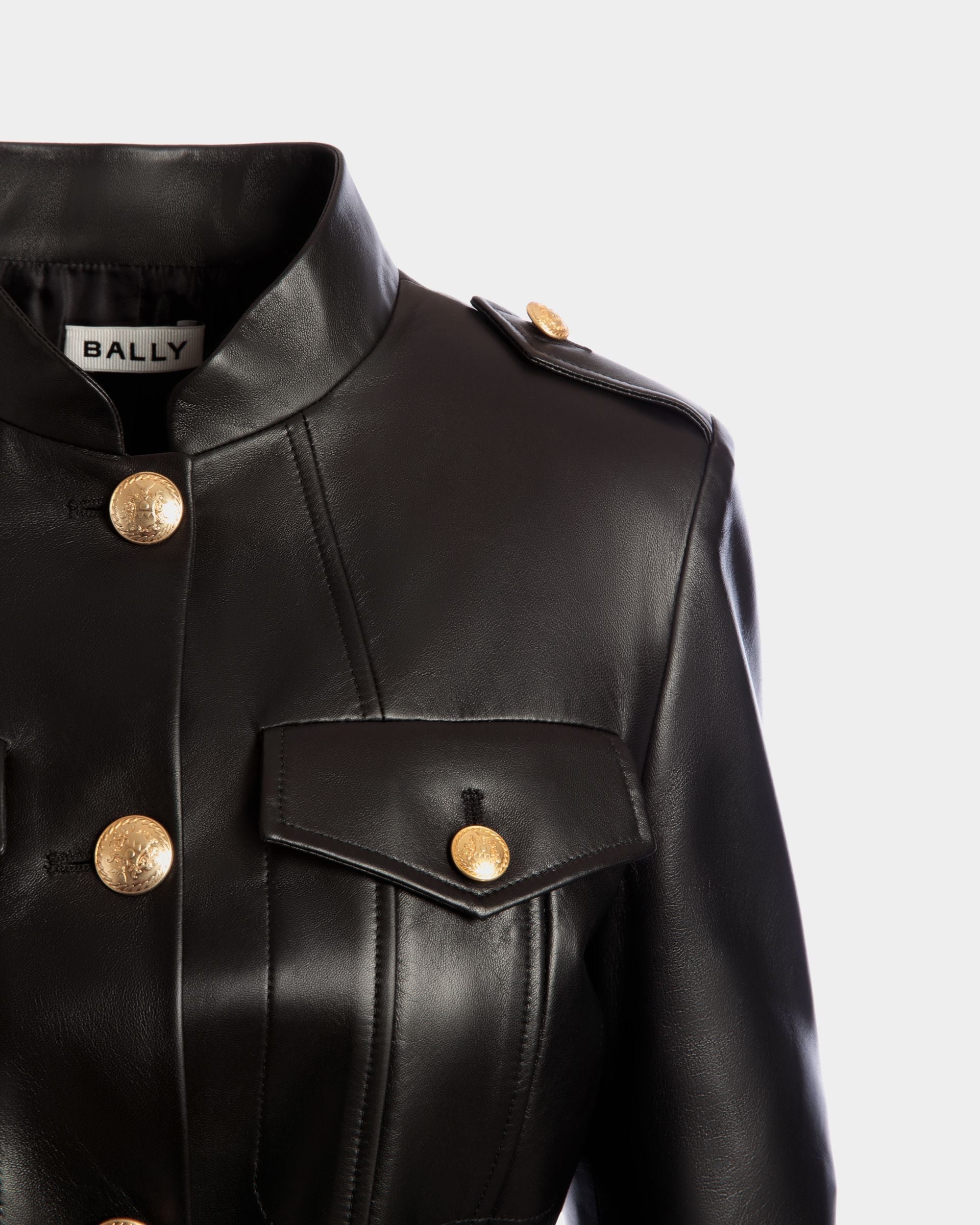 Bally leather jacket store