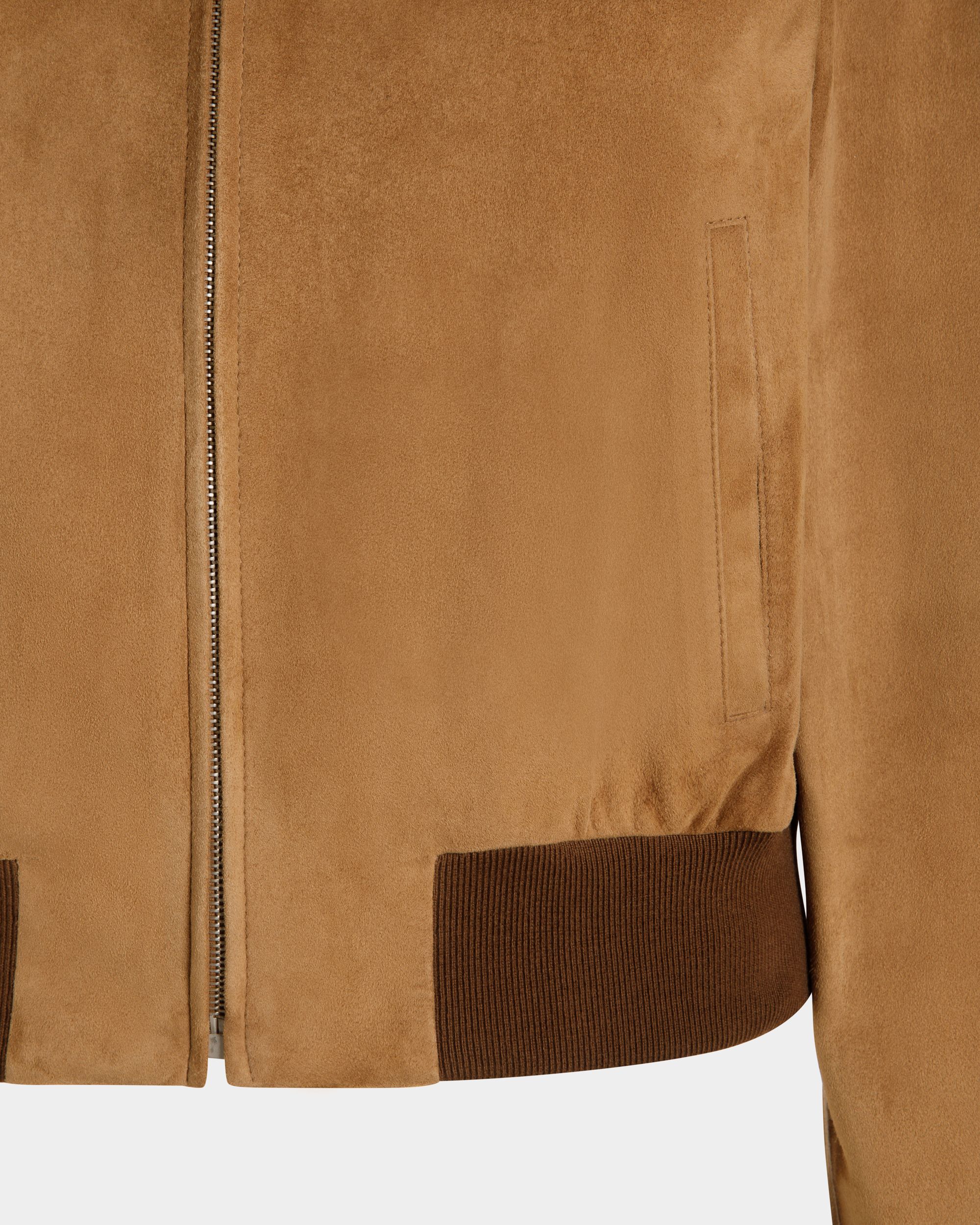Bomber in Brown Suede - Women's - Bally - 04