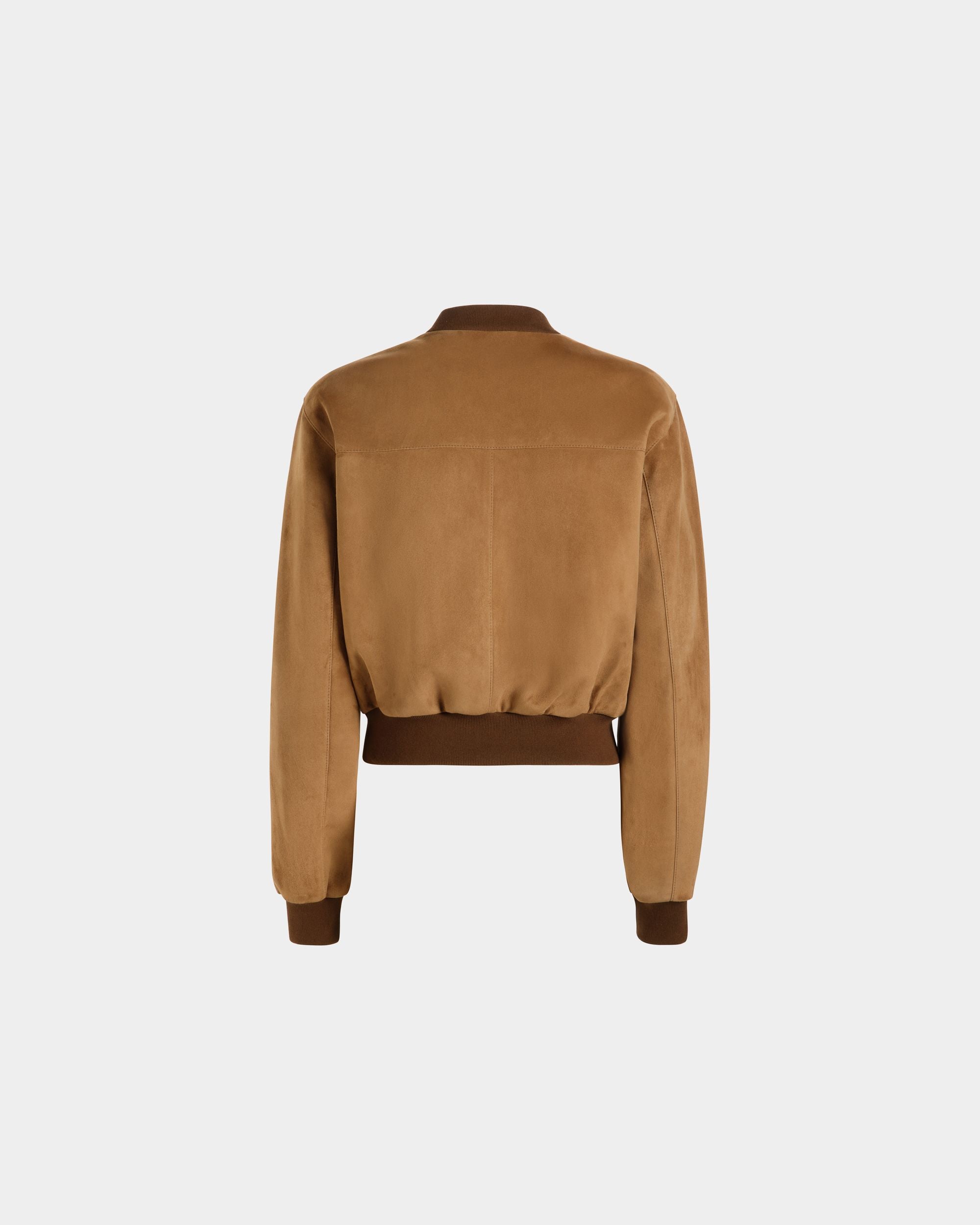 Bomber in Brown Suede - Women's - Bally - 07