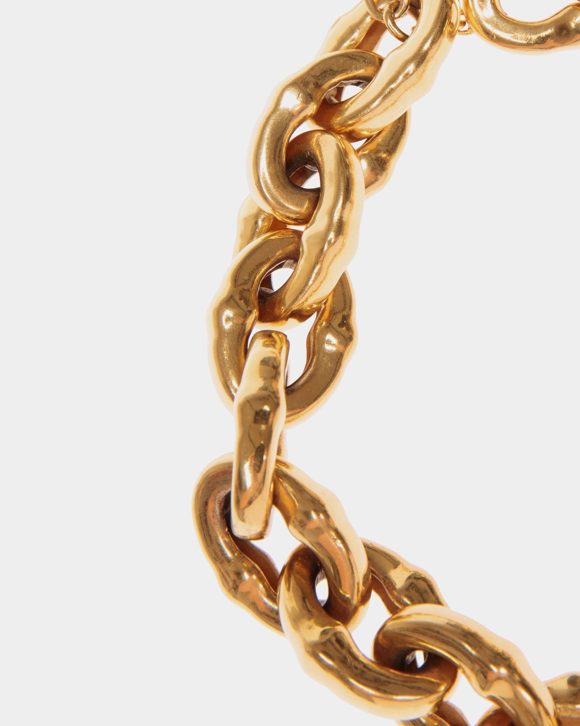 Chain Choker In Hammered Gold - Women's - Bally - 03