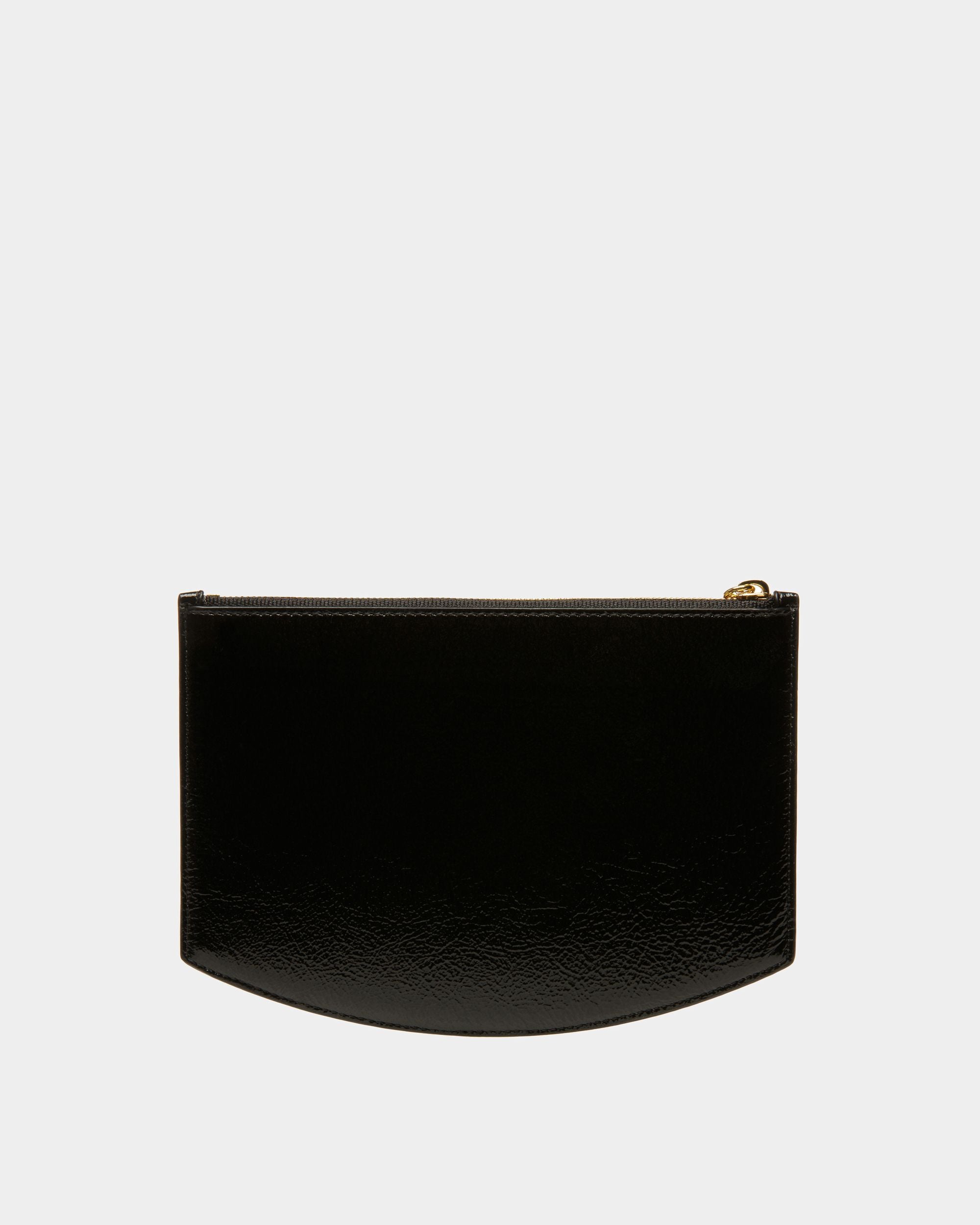 Block Pouch In Black Leather - Women's - Bally - 02