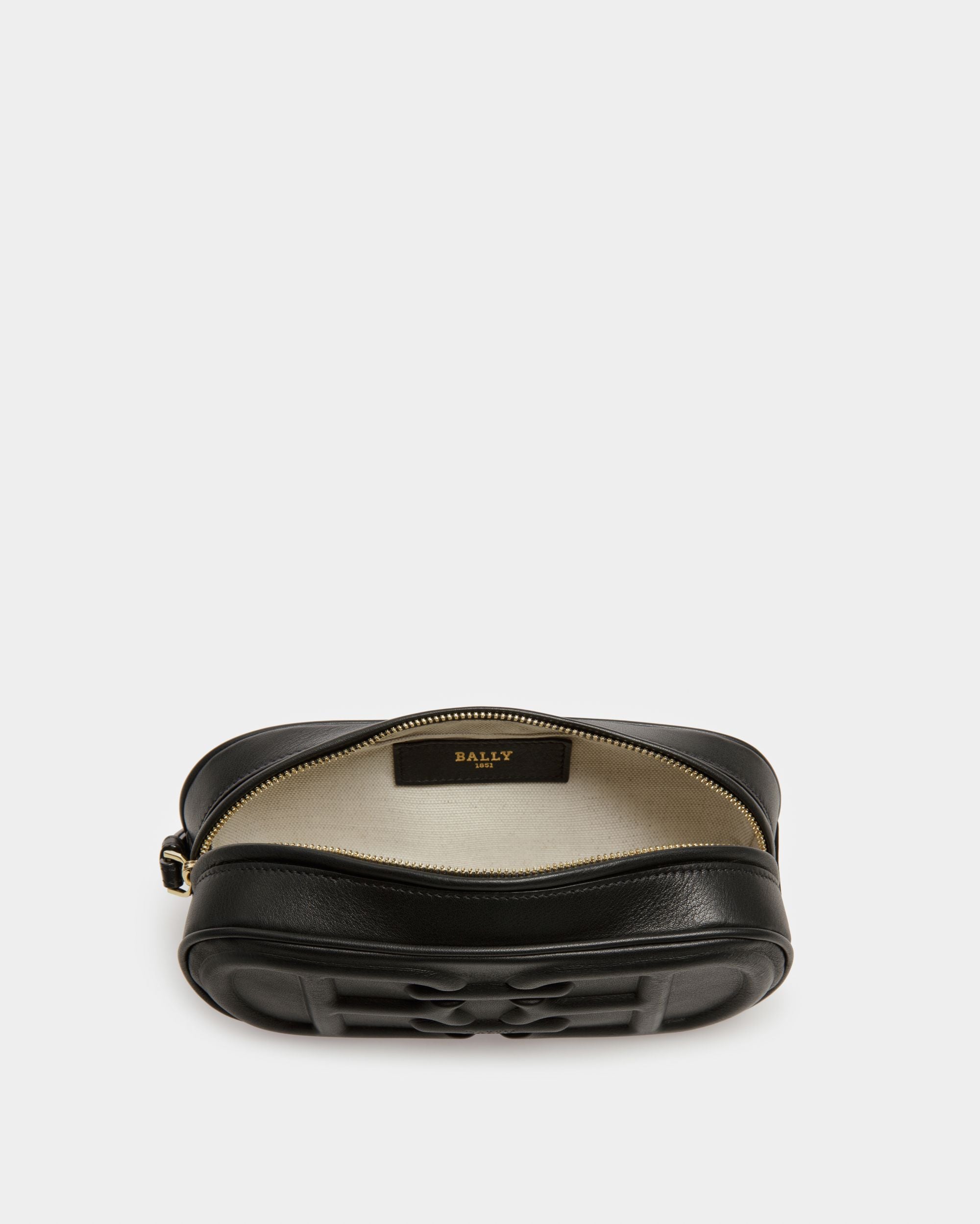 Bowye Leather Belt Bag In Black - Women's - Bally - 03