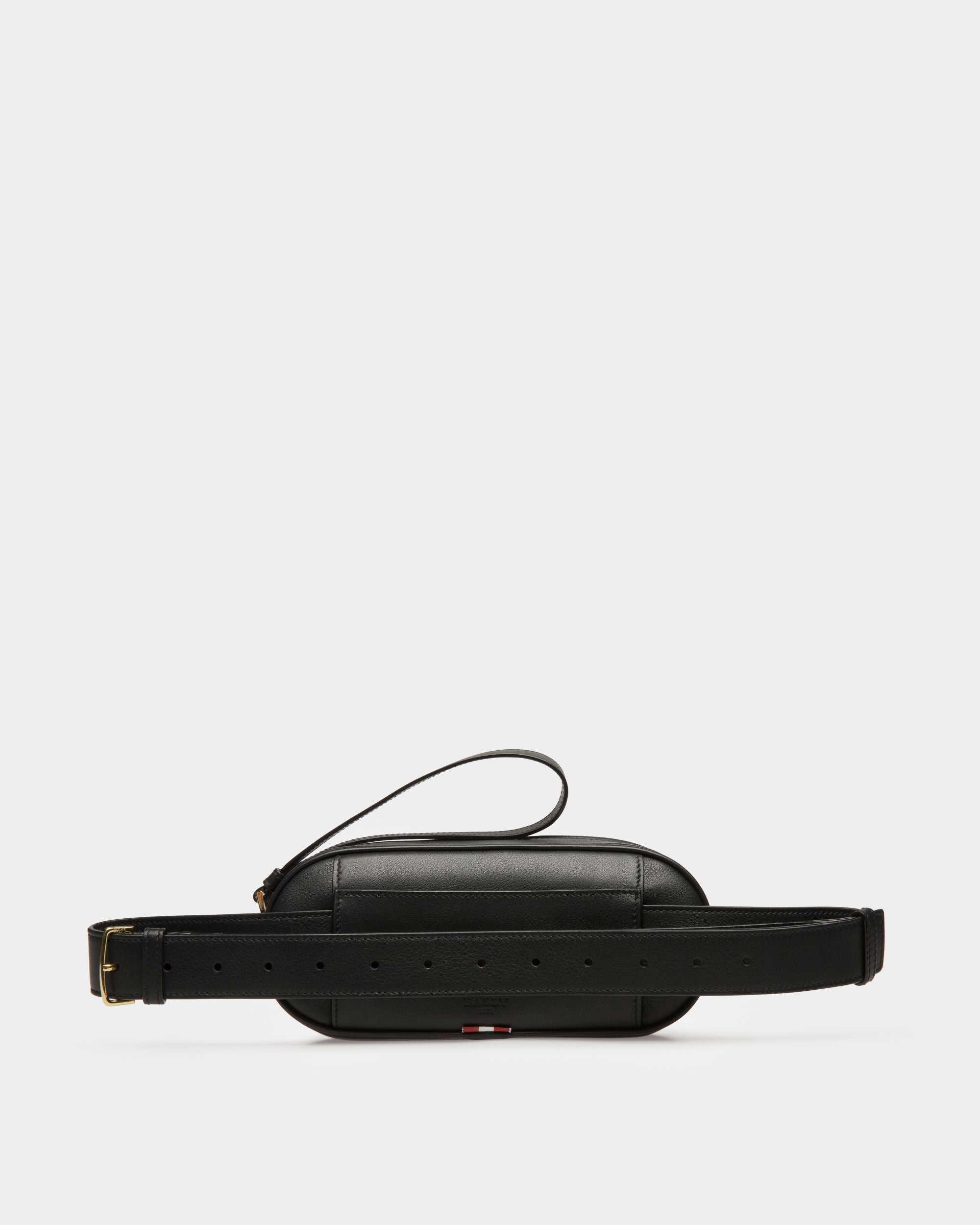 Bowye Leather Belt Bag In Black - Women's - Bally - 05