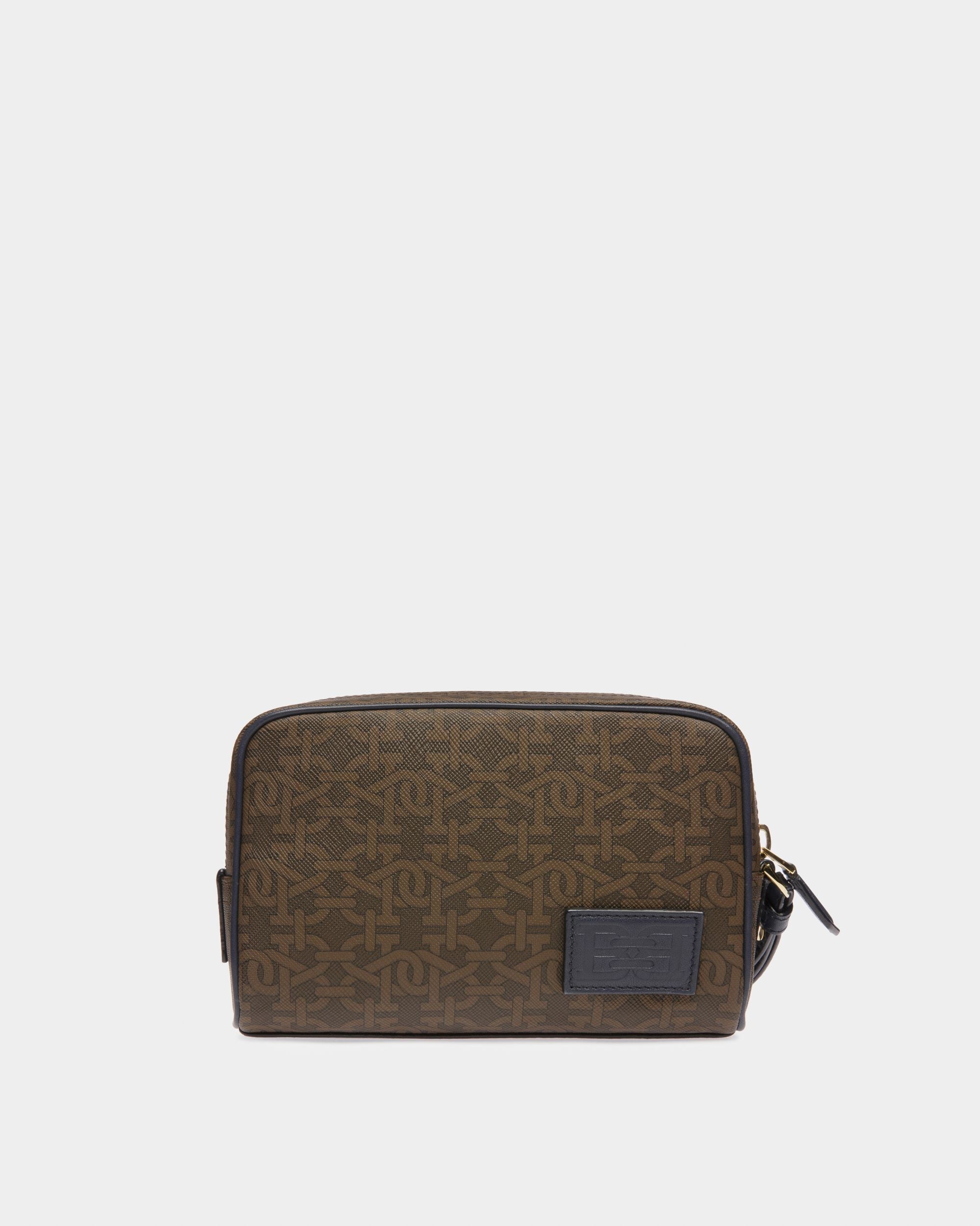 Cedy Clutch In Brown And Midnight Tpu - Women's - Bally - 02
