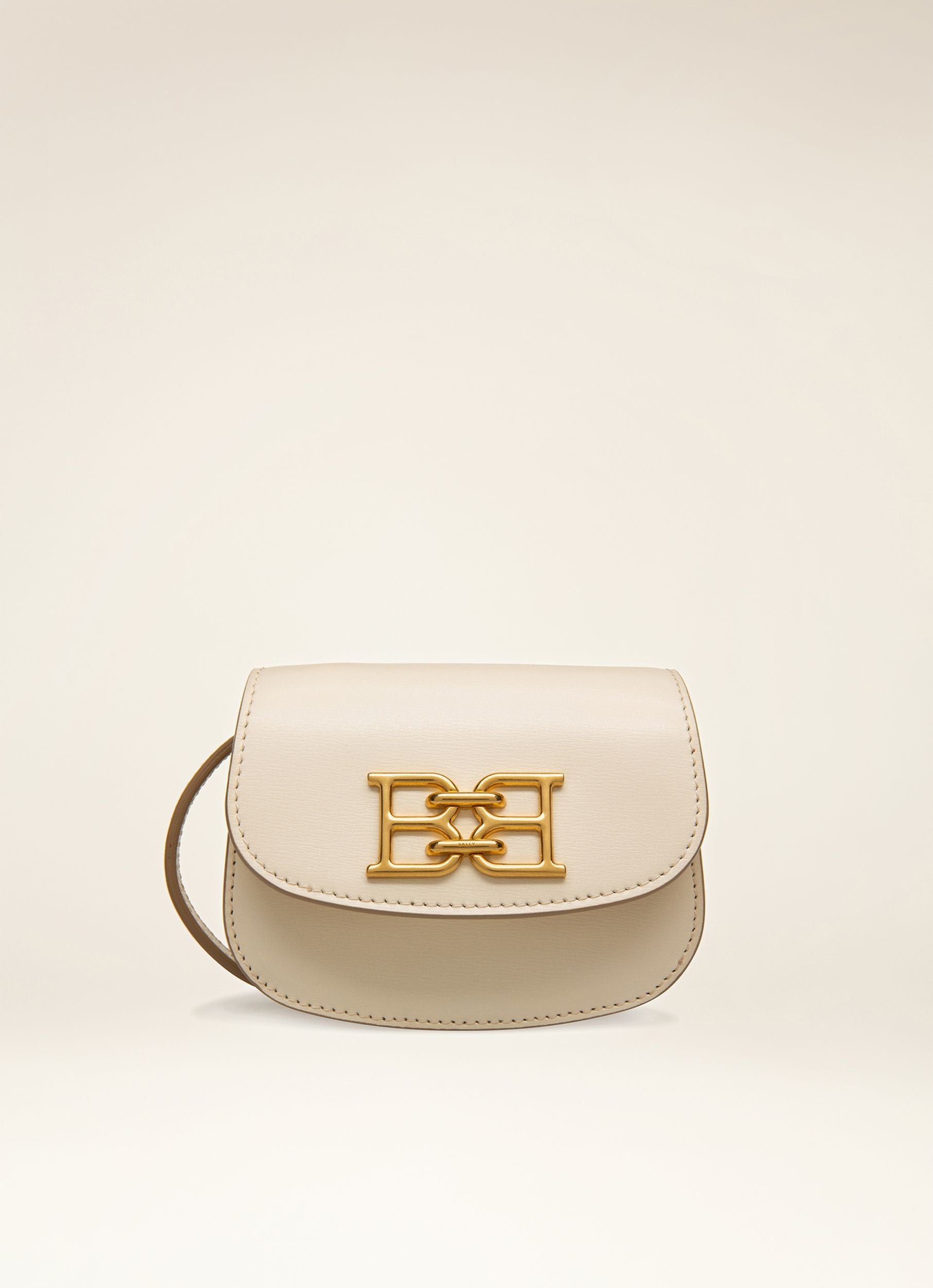 Baily Xs Leather Accessory In Bone - Women's - Bally - 01