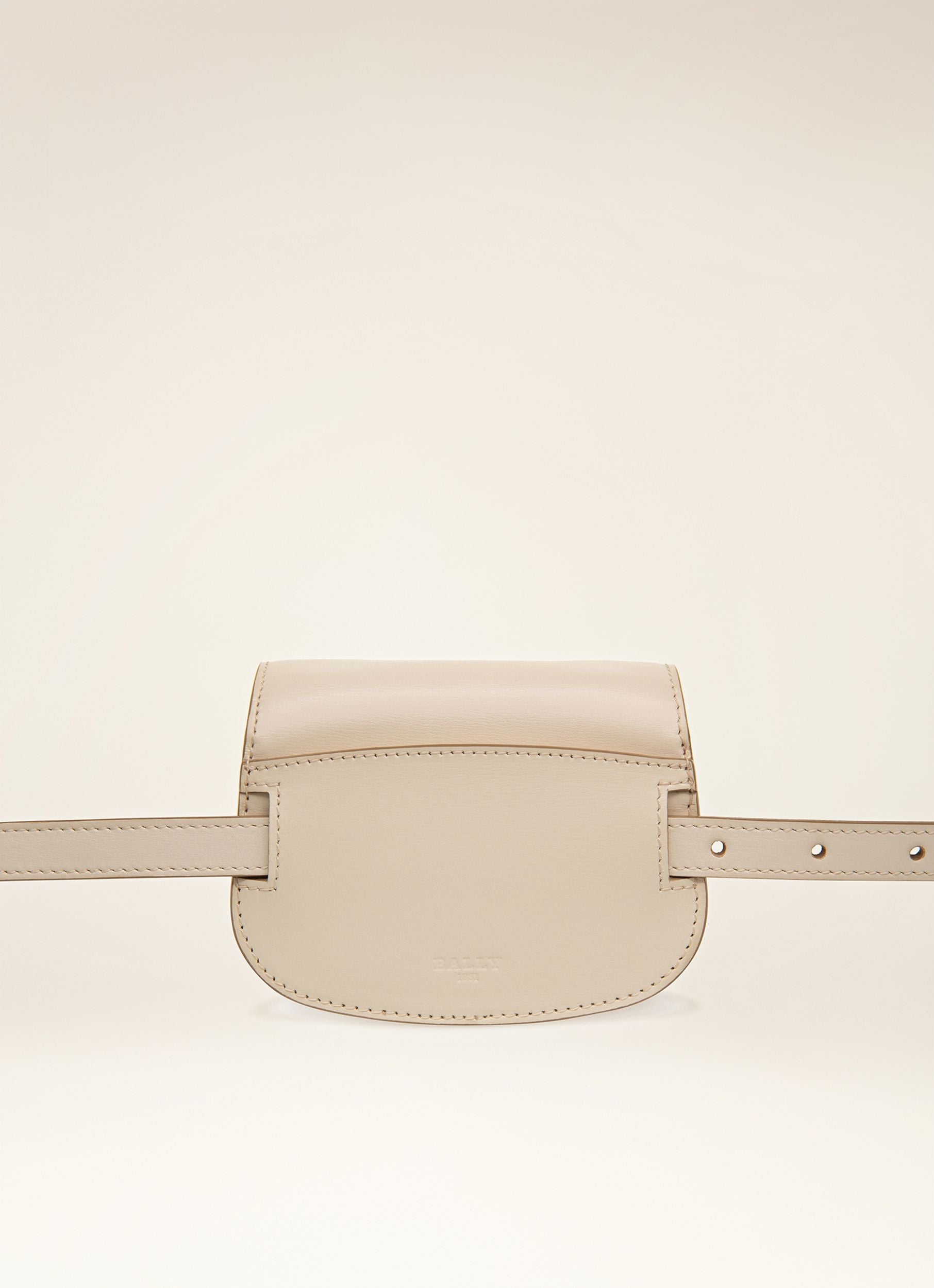 Baily Xs Leather Accessory In Bone - Women's - Bally - 07