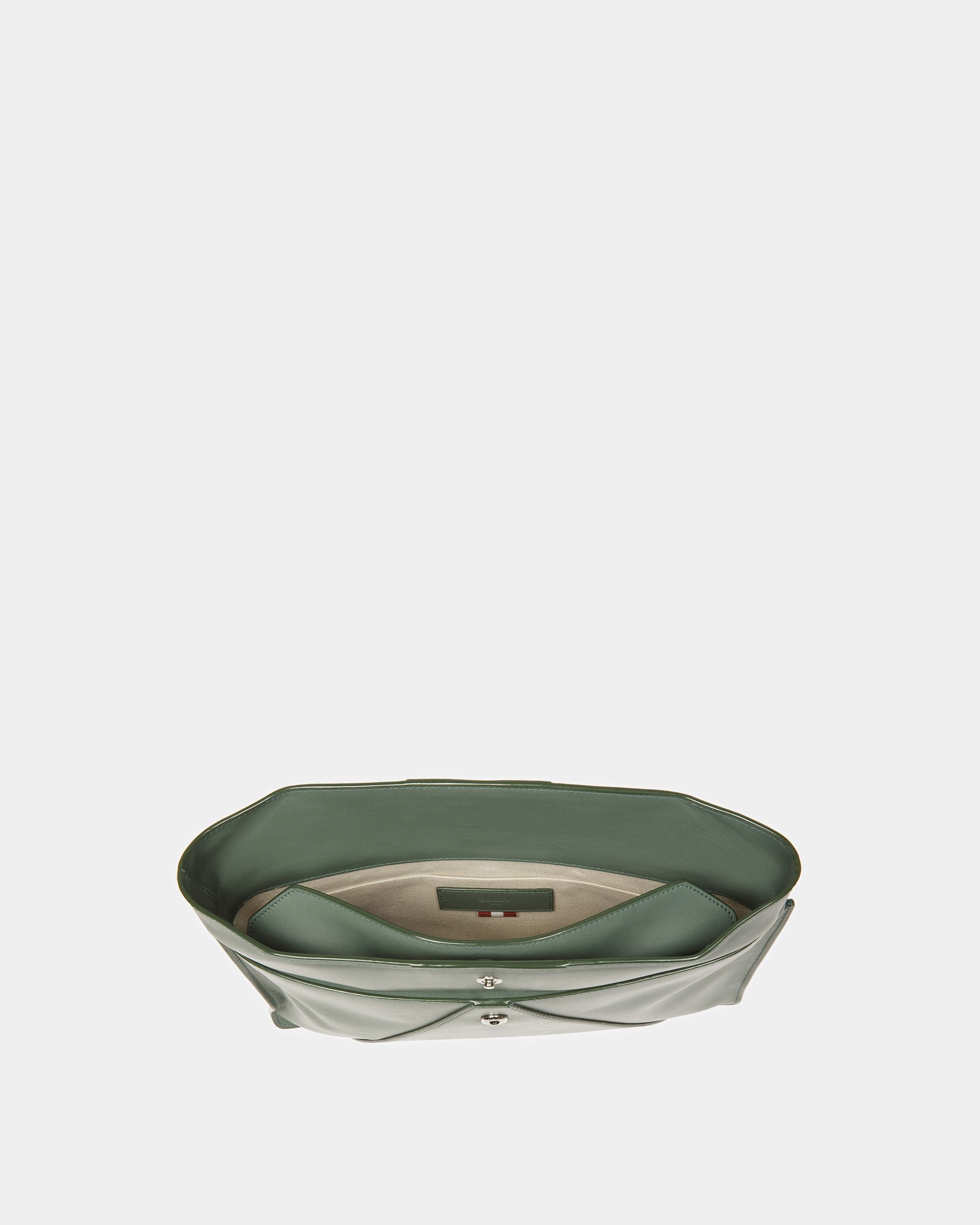 Annia Leather Minibag In Sage - Women's - Bally - 03
