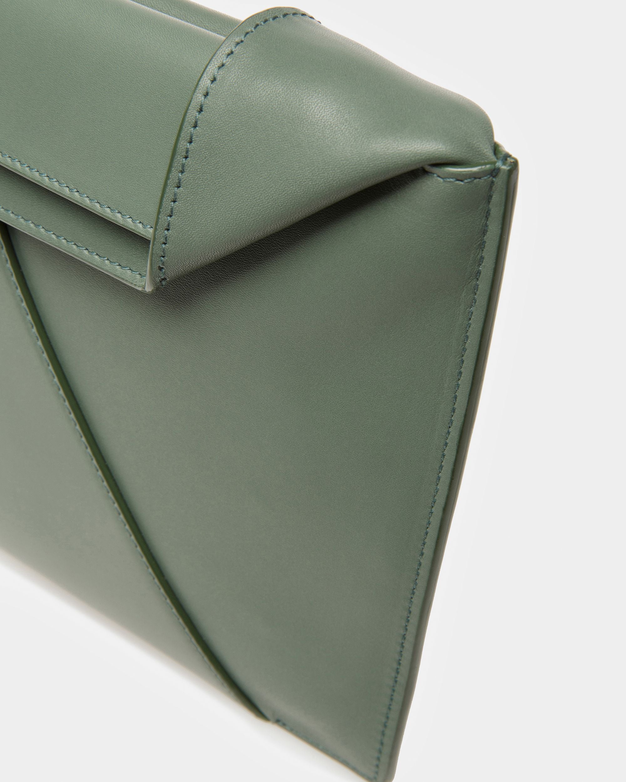 Annia Leather Minibag In Sage - Women's - Bally - 04