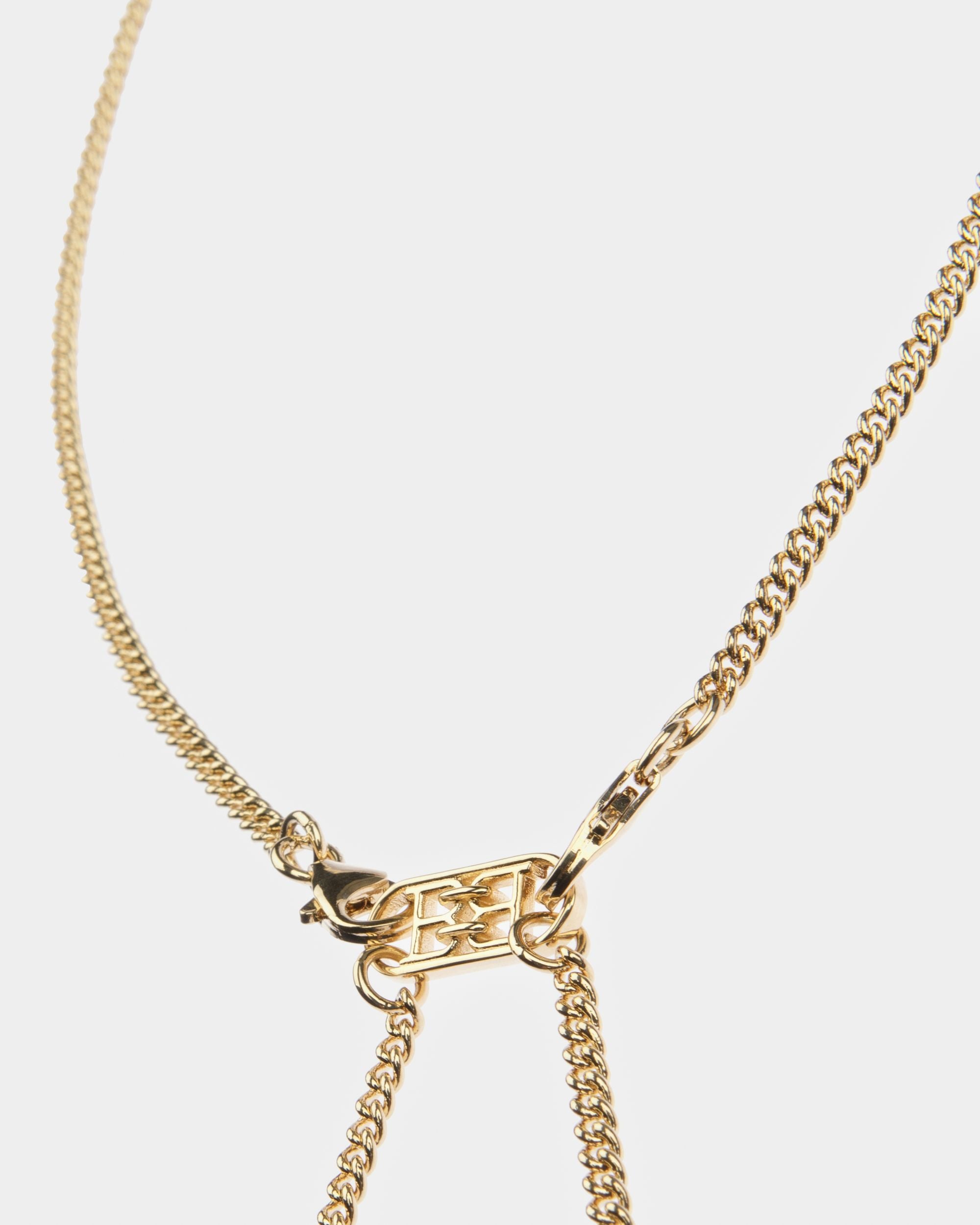 Boyo Metal Airpod Chain In Yellow Gold - Women's - Bally - 04