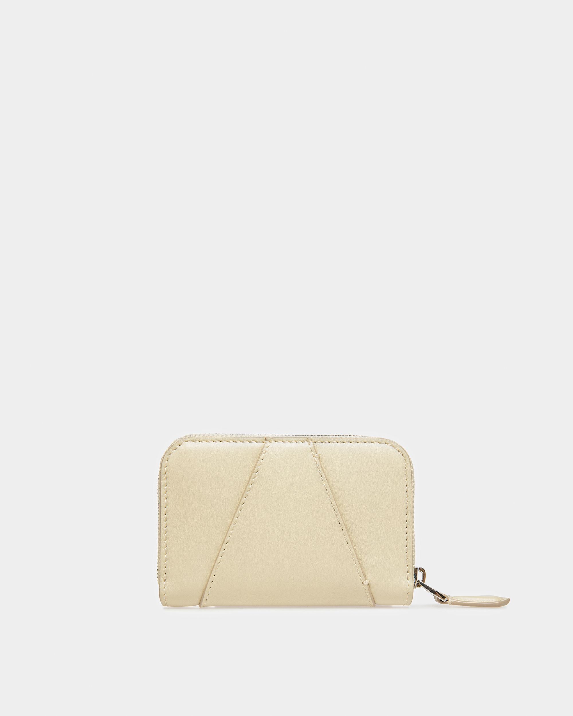 Angye Leather Wallet In Fossil - Women's - Bally - 02
