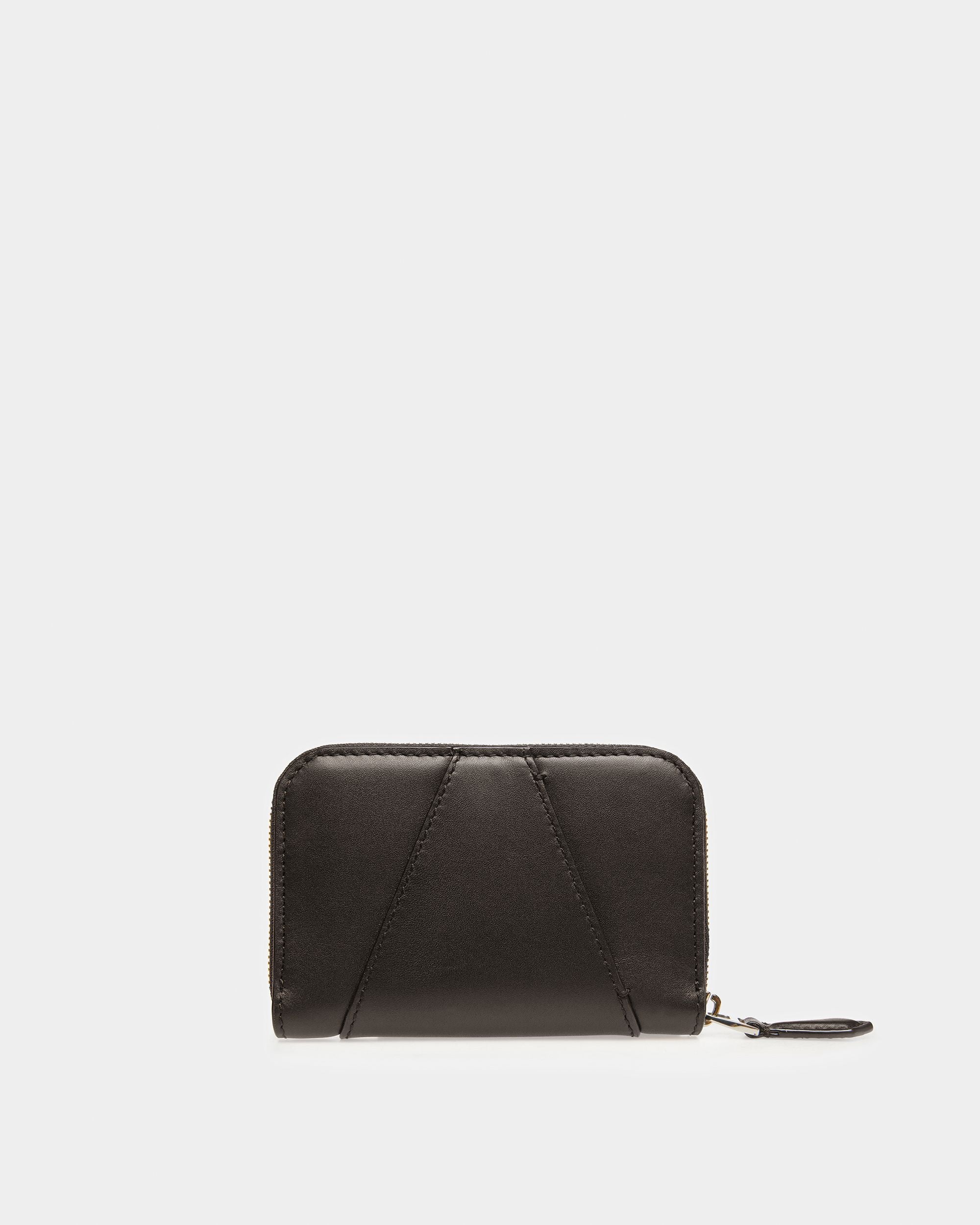 Angye Leather Wallet In Black - Women's - Bally - 02