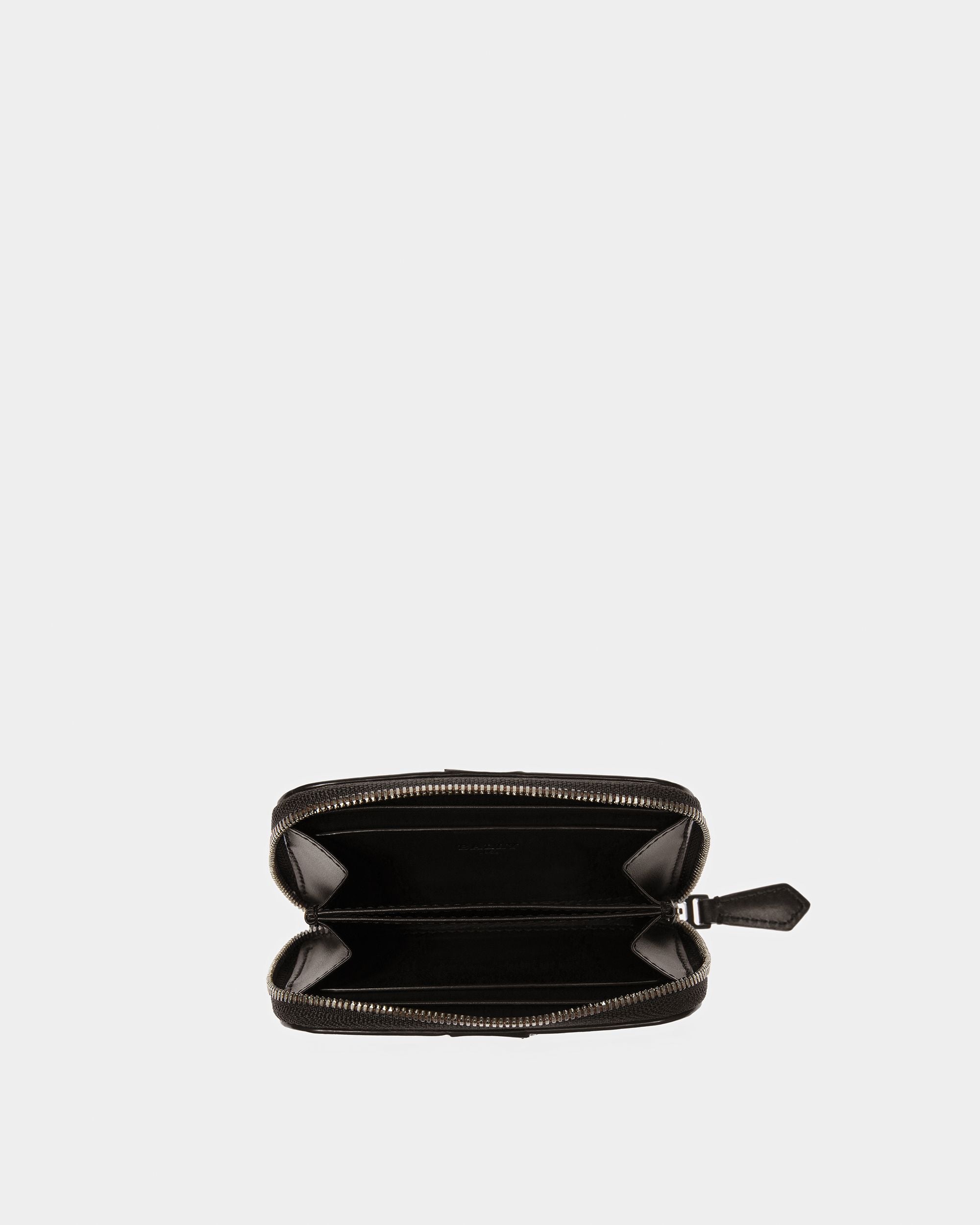 Angye Leather Wallet In Black - Women's - Bally - 03
