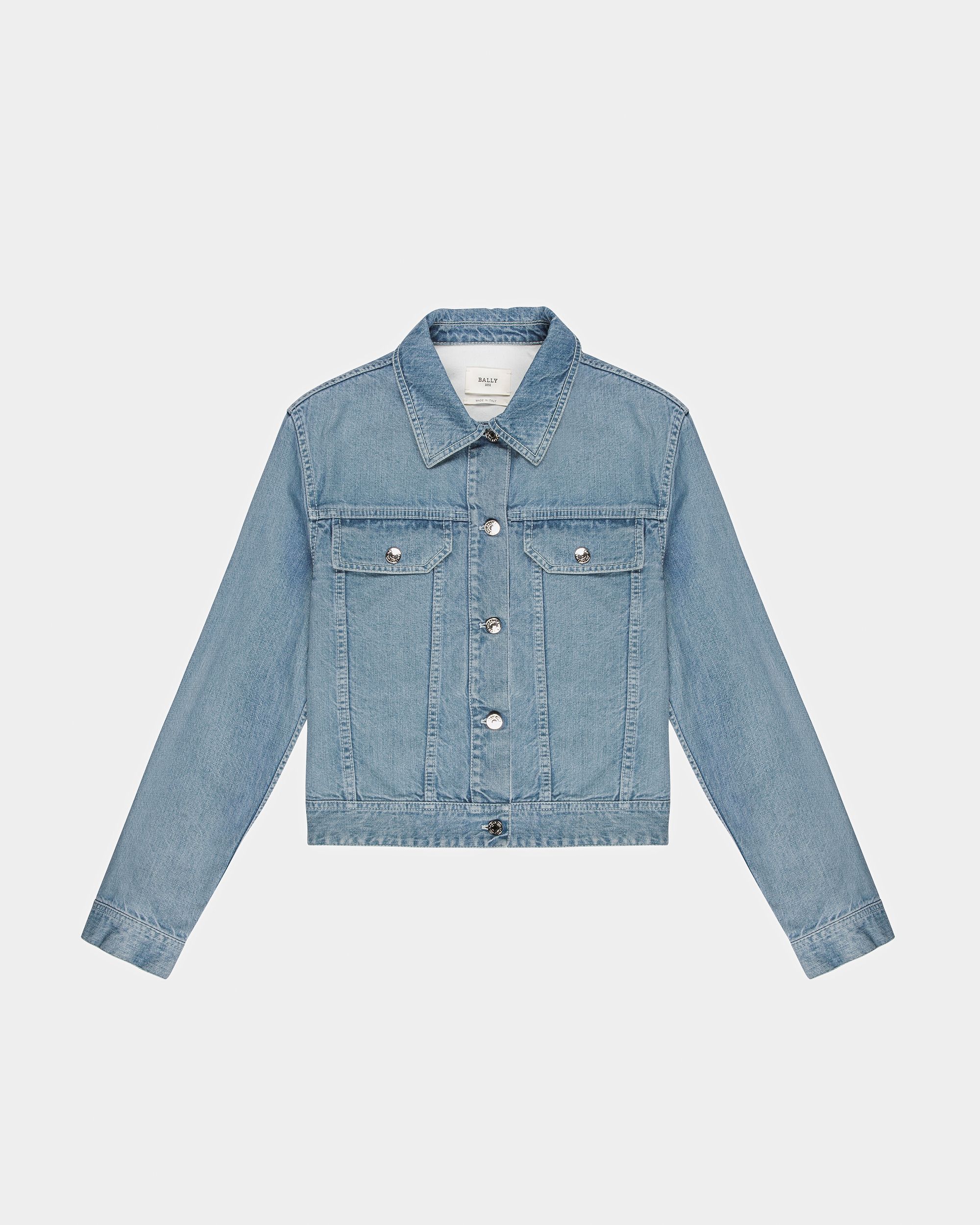 Denim Jacket In Light Blue - Women's - Bally - 01