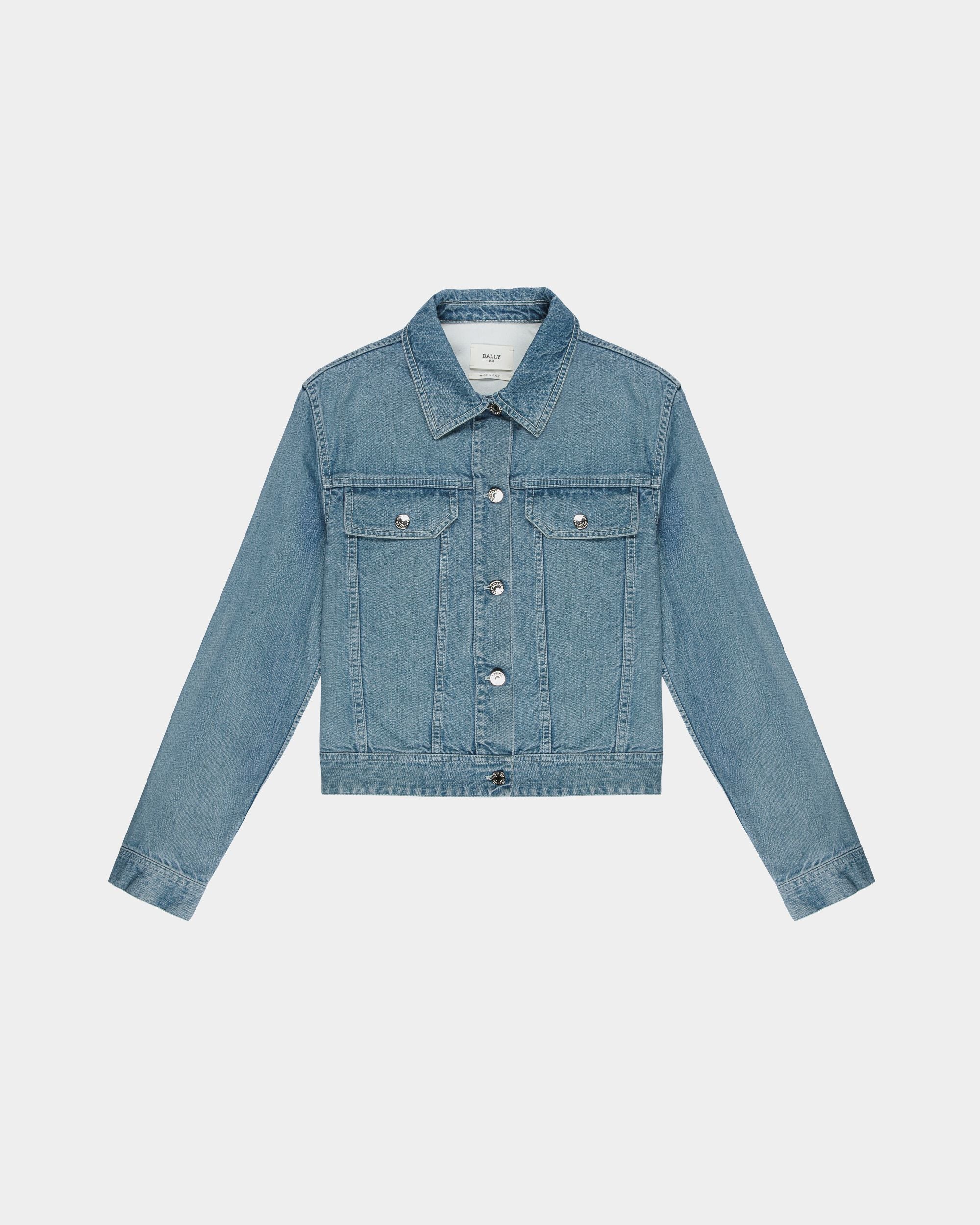 Denim Jacket In Light Blue - Women's - Bally - 03