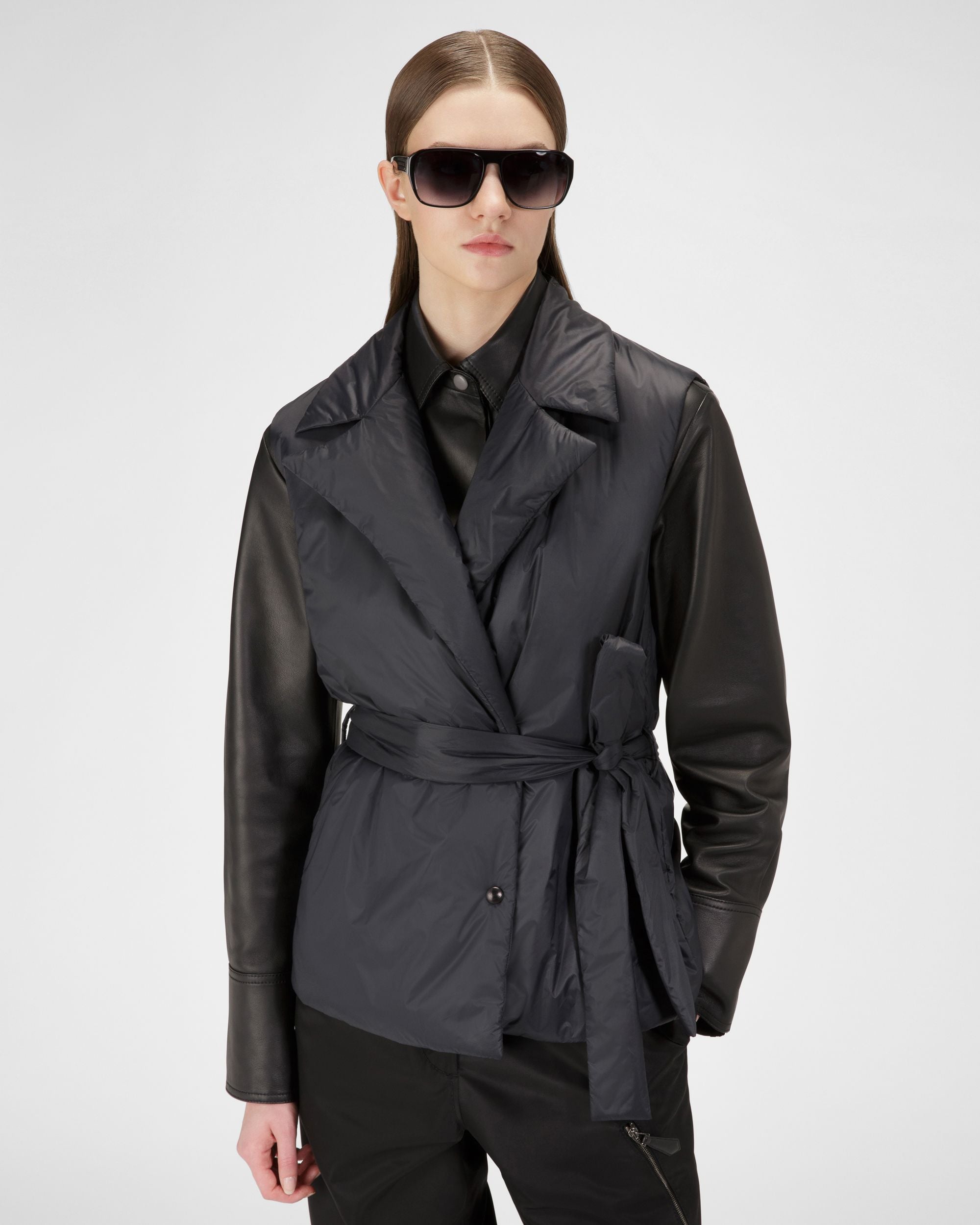 Nylon Outerwear In Black - Women's - Bally - 01