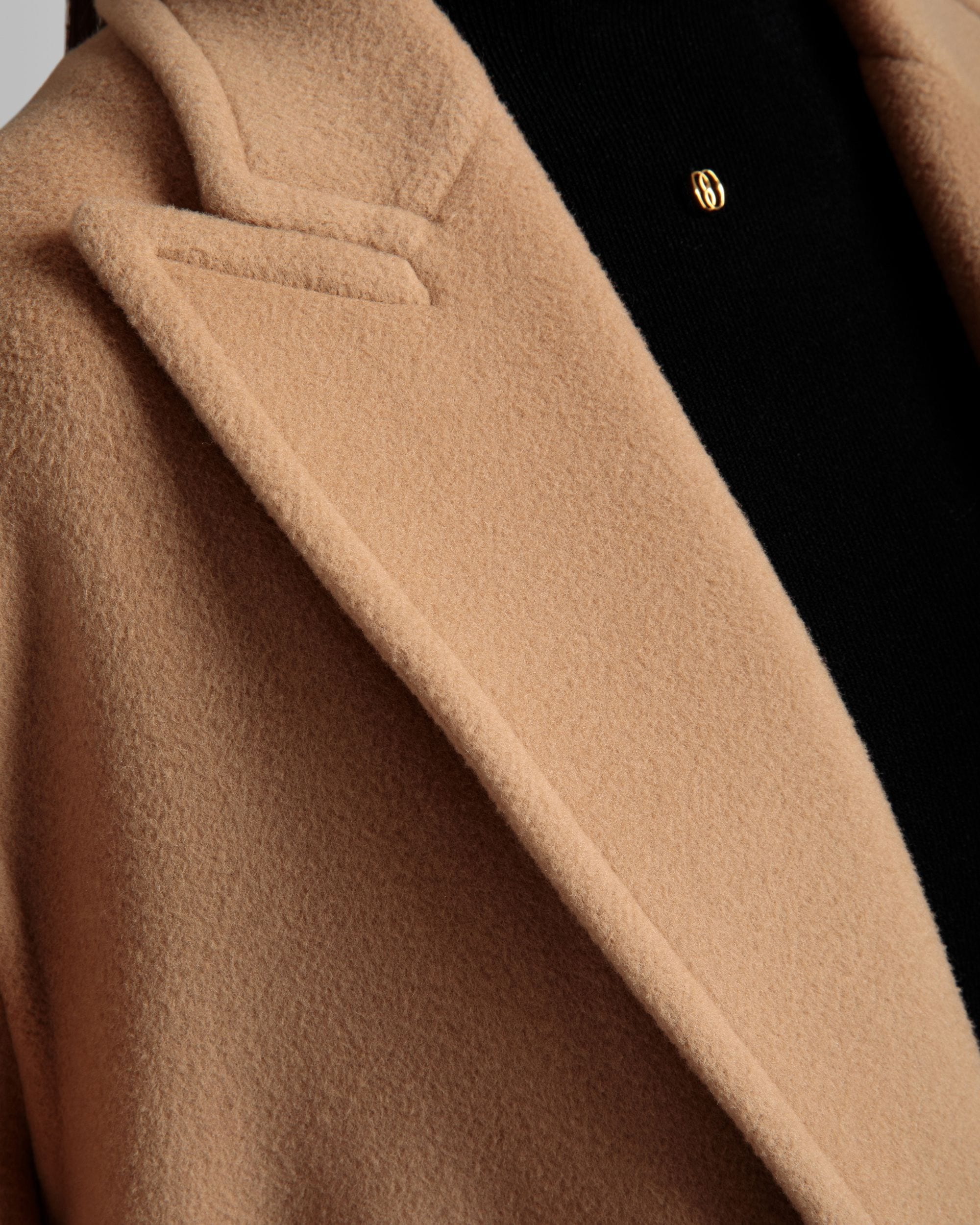 Wool camel coat ladies store