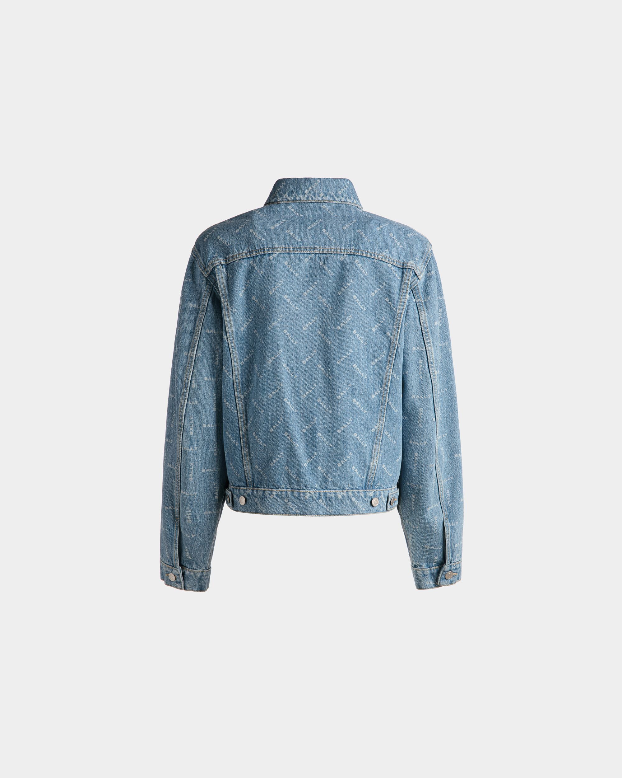 Denim Jacket in Light Blue Cotton - Women's - Bally - 07