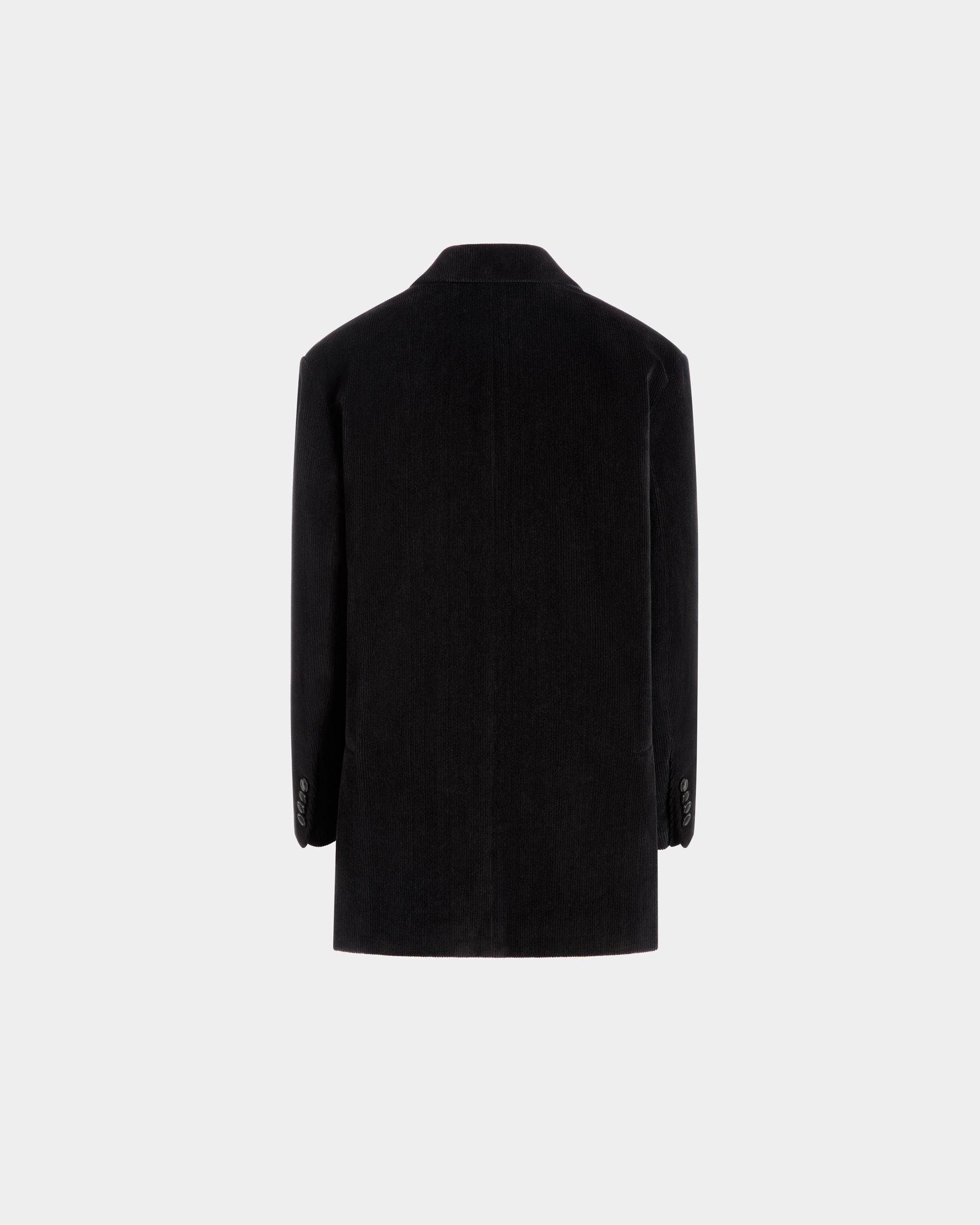 Blazer In Black Cotton Corduroy - Women's - Bally - 07