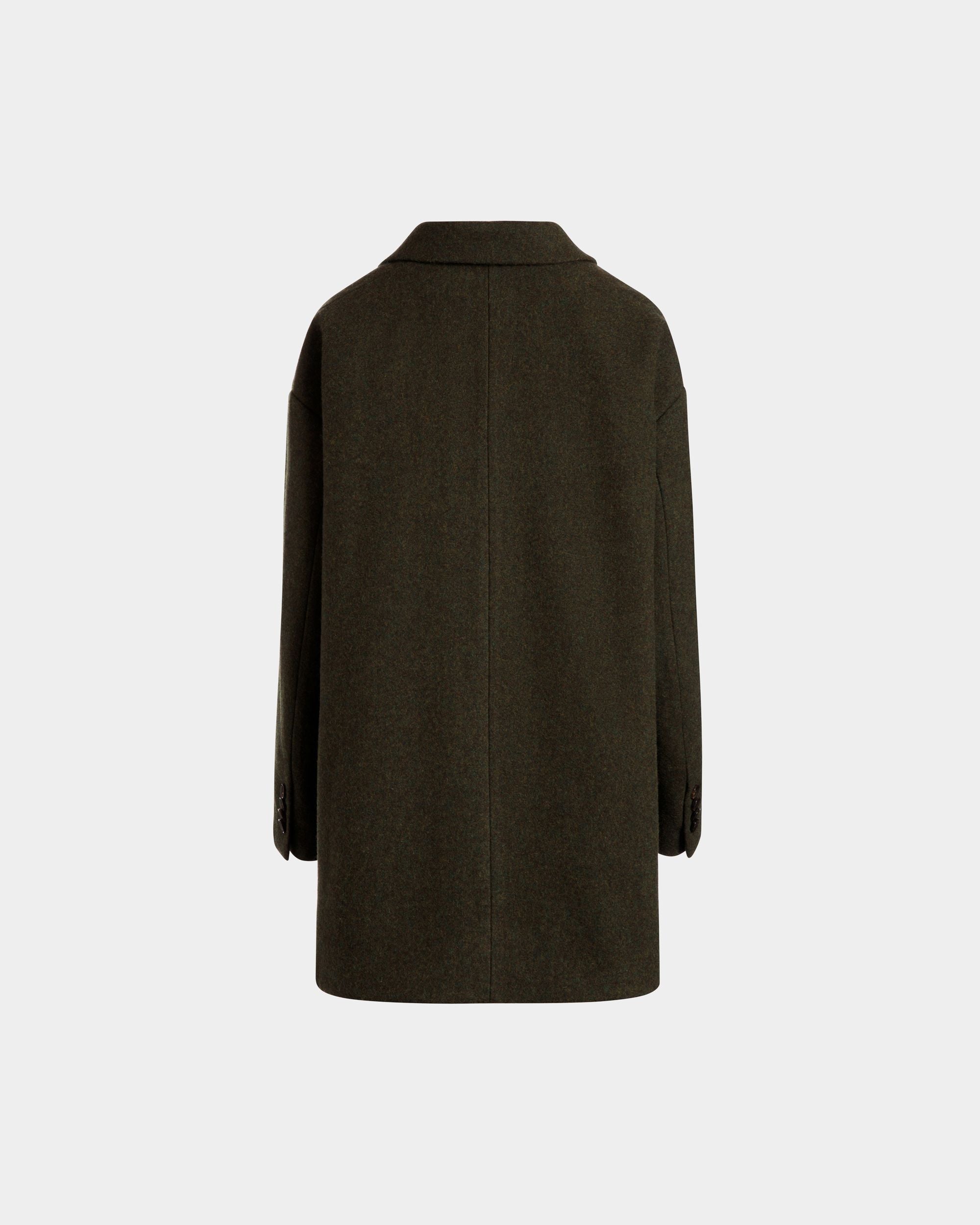 Blazer In Dark Green Wool - Women's - Bally - 07