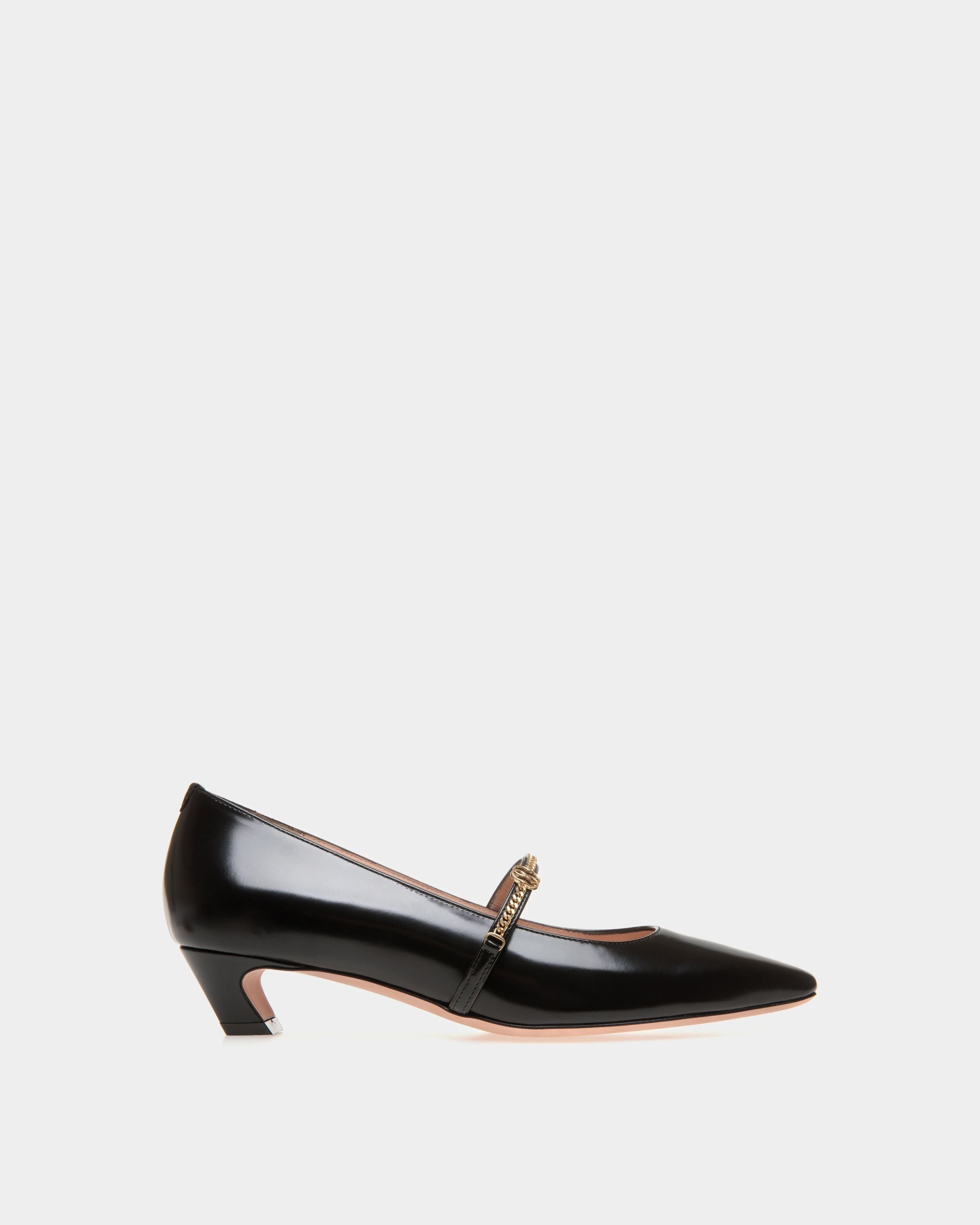 Sylt Mary-Jane Pump In Black Leather - Women's - Bally - 01