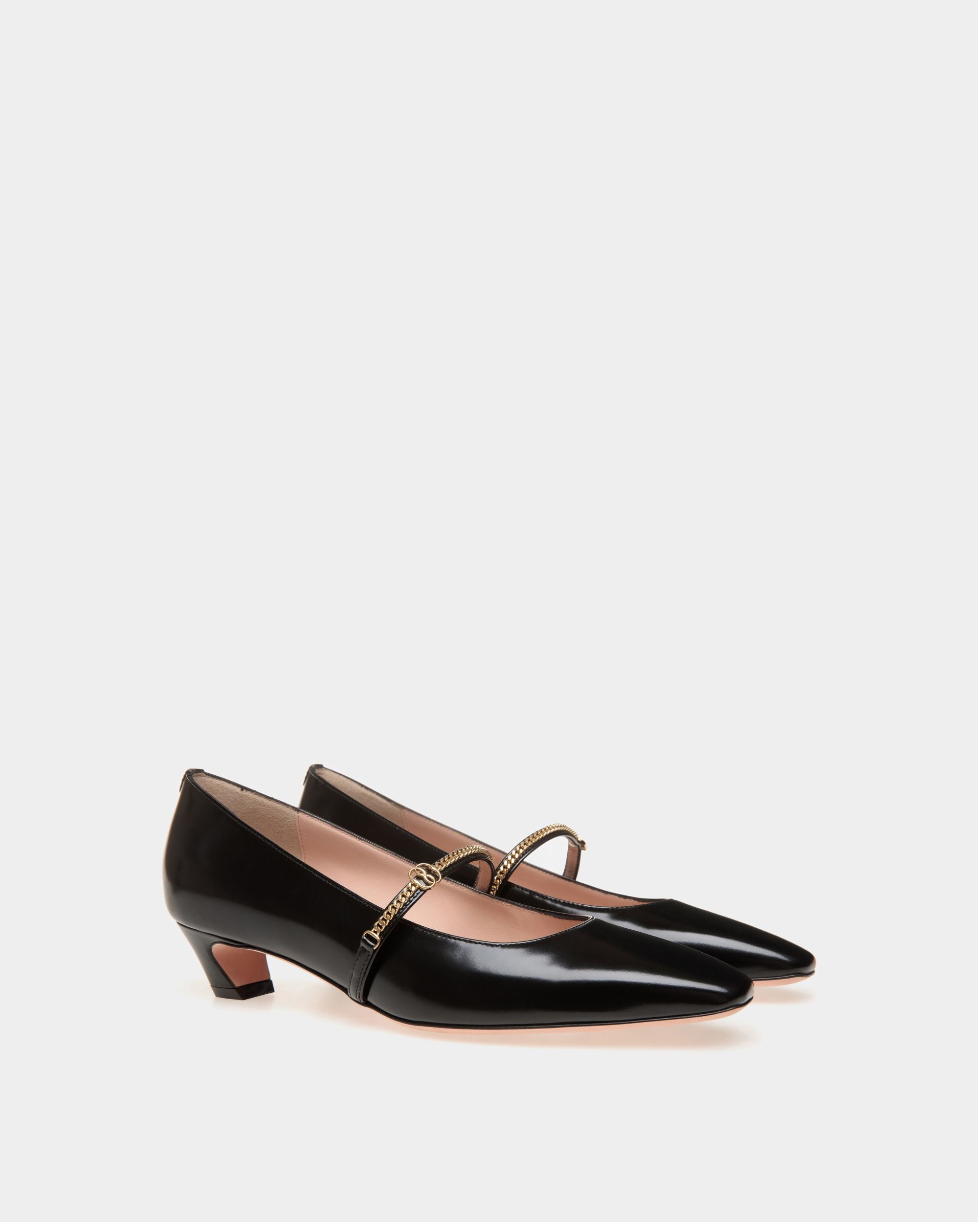 Sylt Mary-Jane Pump In Black Leather - Women's - Bally - 02
