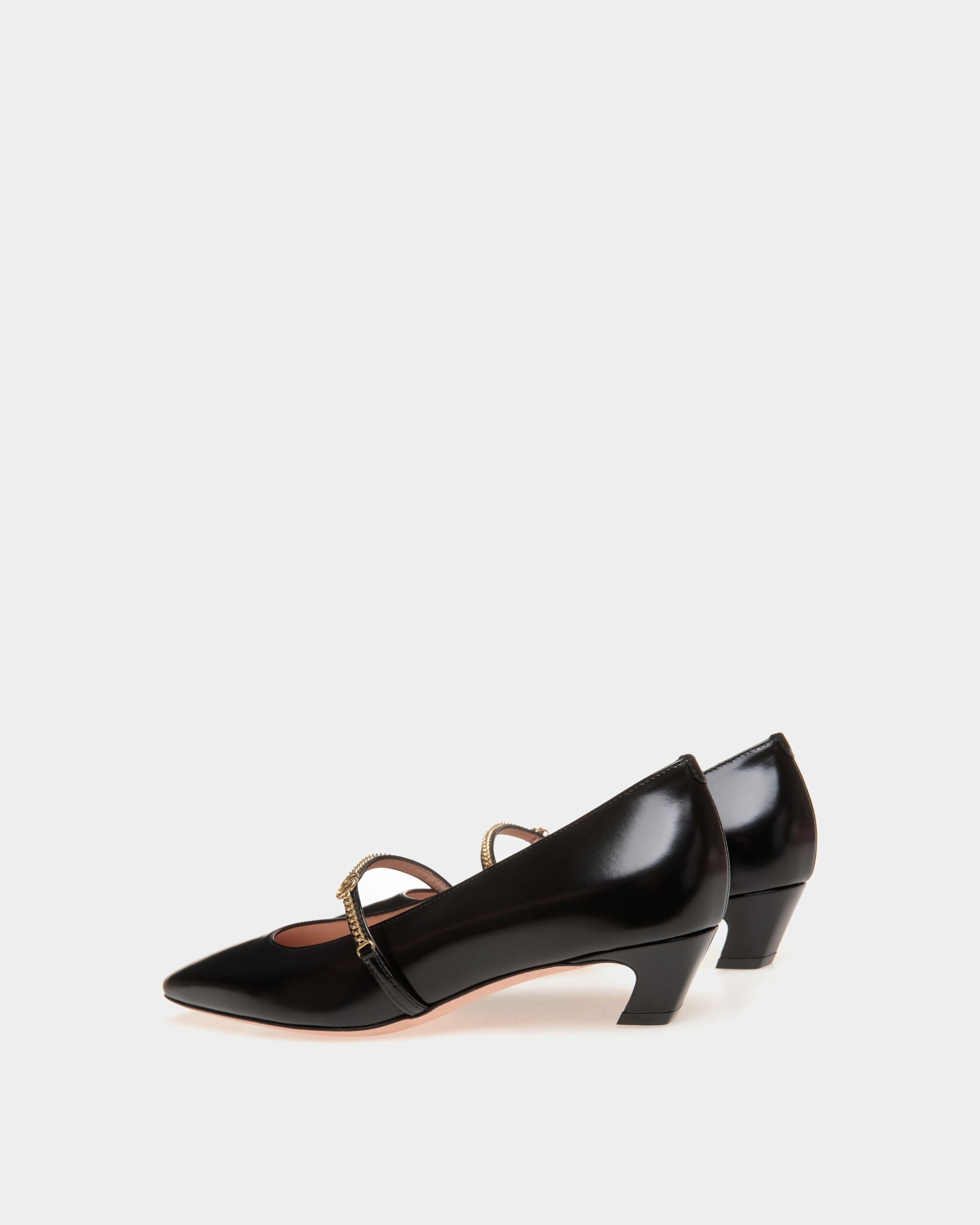 Sylt Mary-Jane Pump In Black Leather - Women's - Bally - 03