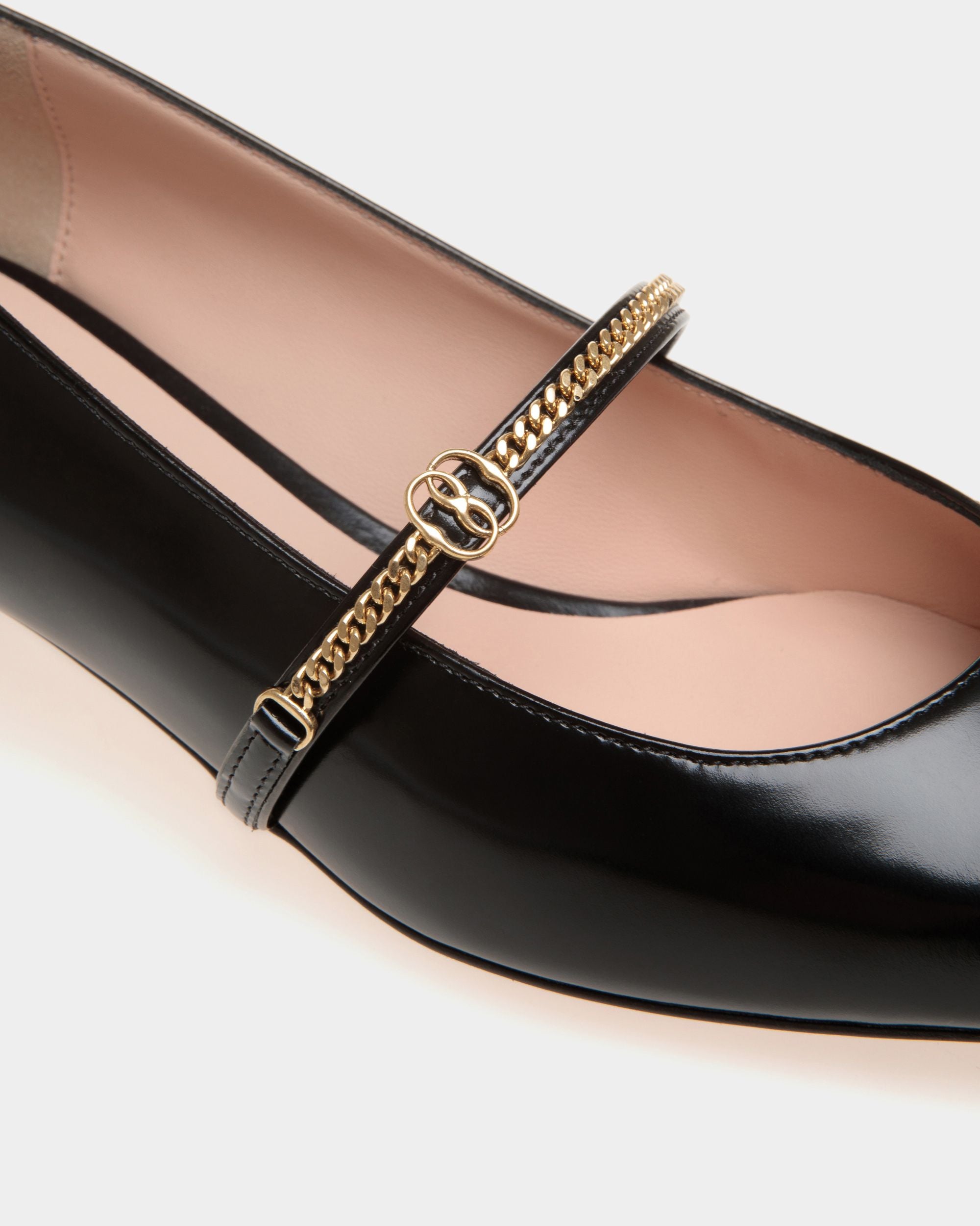 Sylt Mary-Jane Pump In Black Leather - Women's - Bally - 04